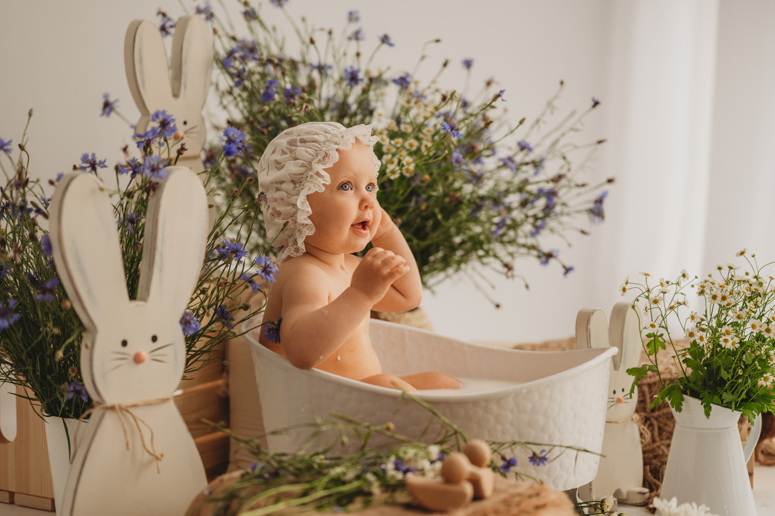 Настена и васильки. Детский и семейный фотограф Ирина Гладких