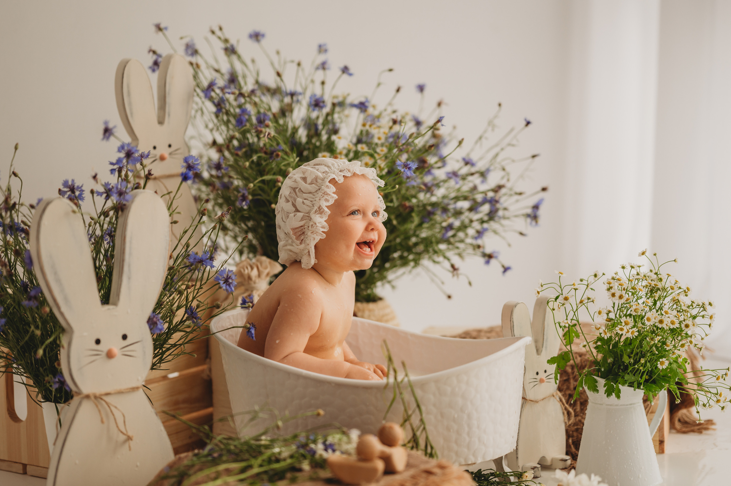 Настена и васильки. Детский и семейный фотограф Ирина Гладких