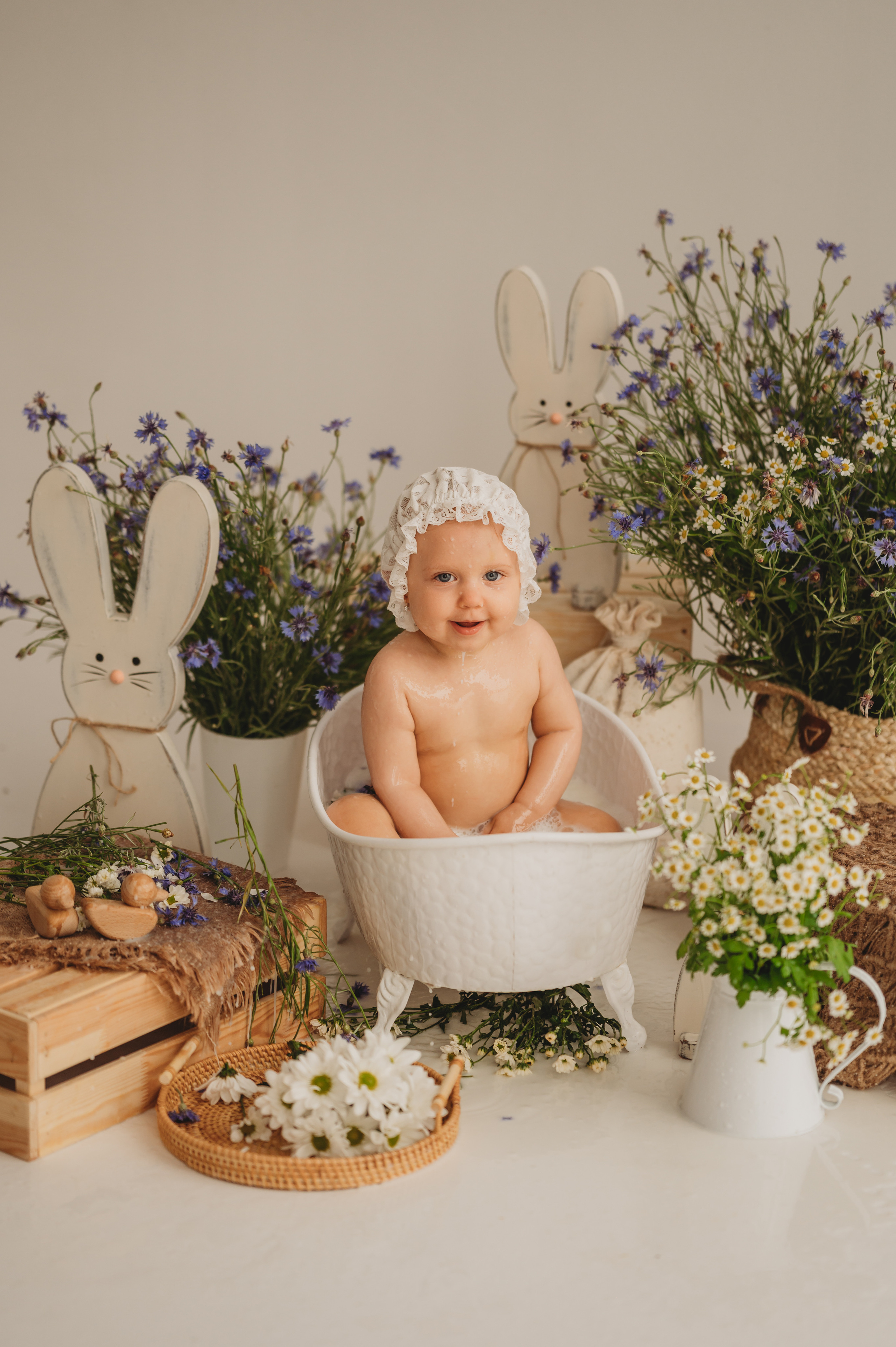 Настена и васильки. Детский и семейный фотограф Ирина Гладких