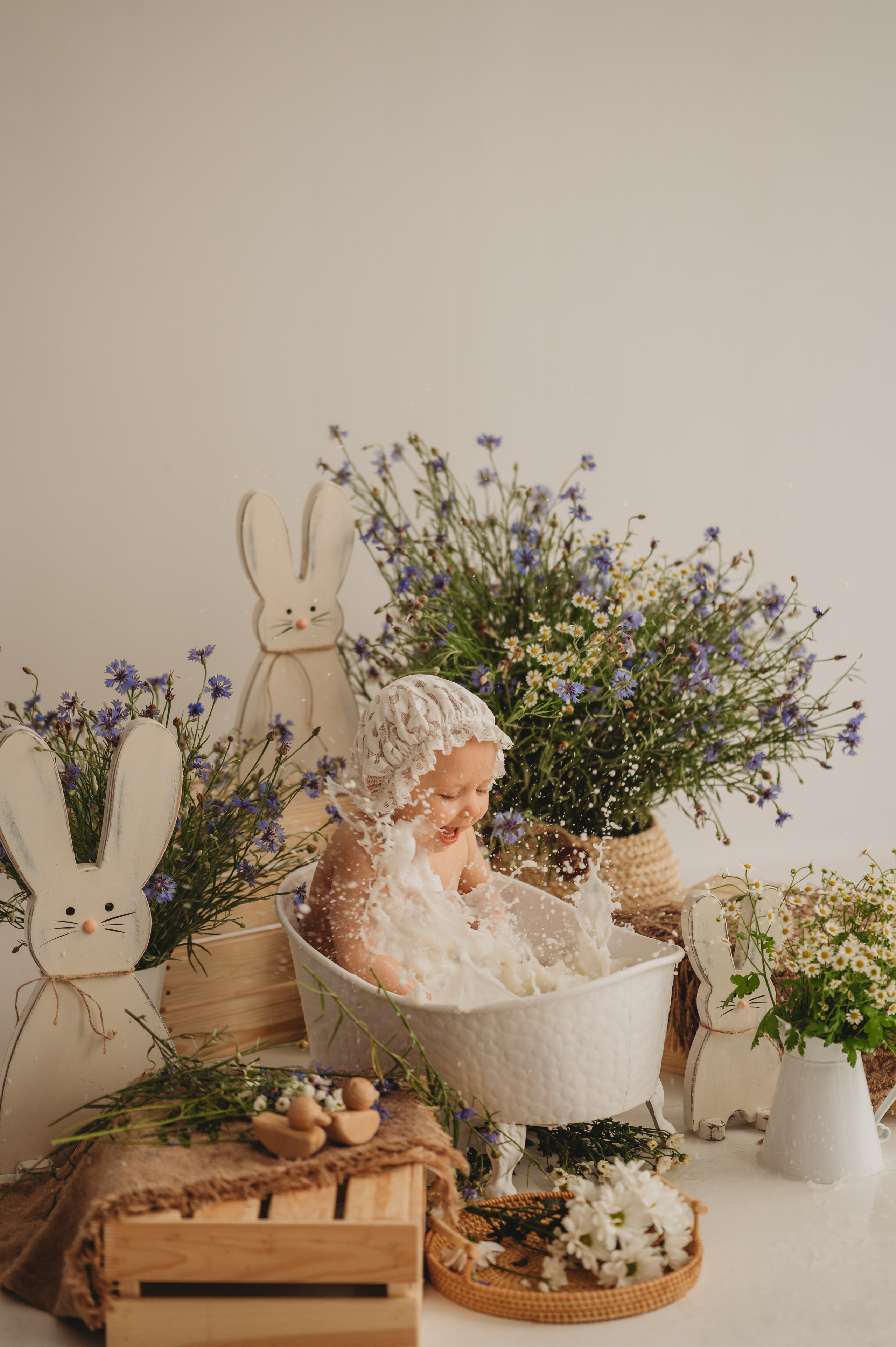 Настена и васильки. Детский и семейный фотограф Ирина Гладких