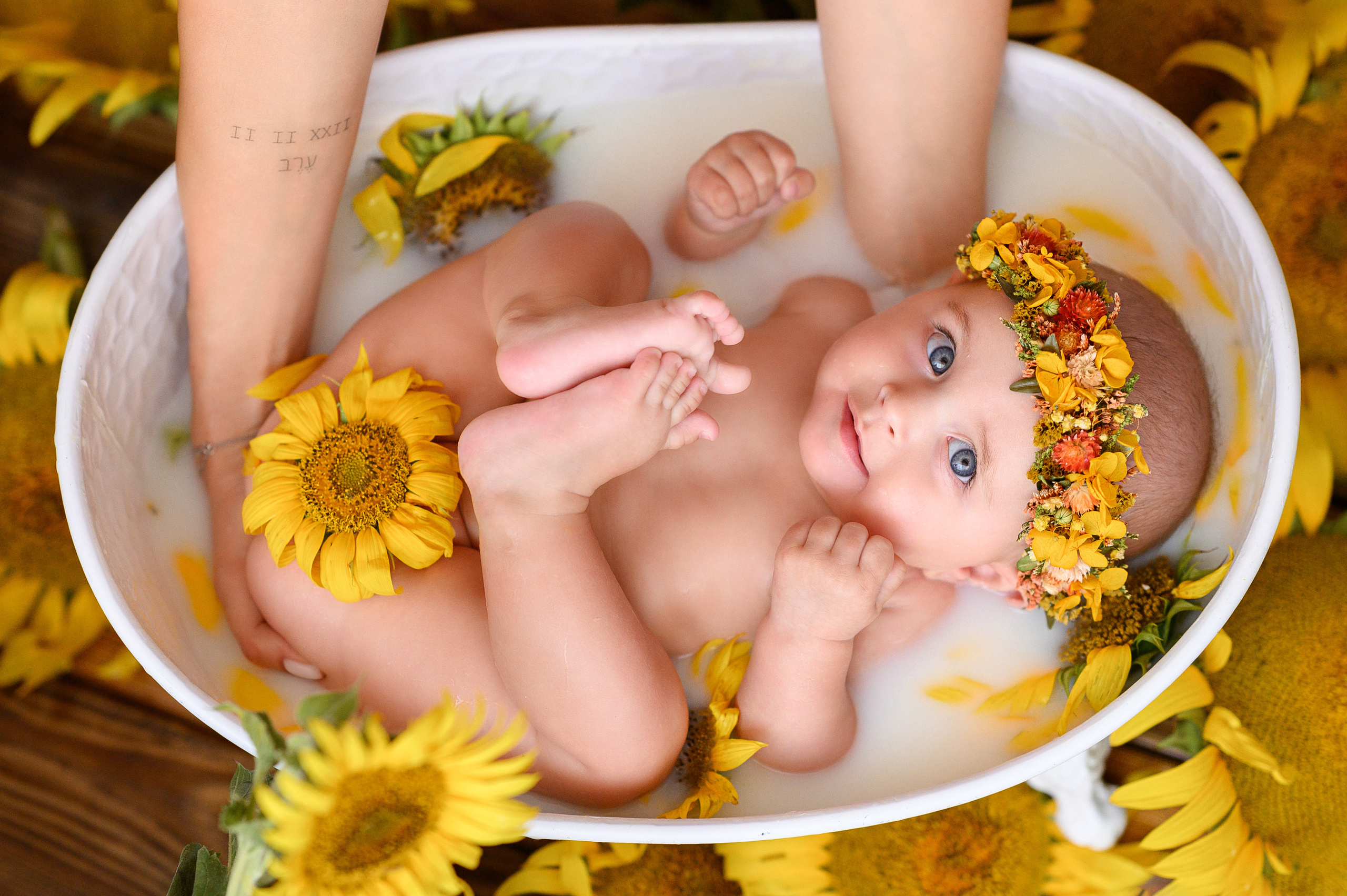 Евочка и подсолнухи. Детский и семейный фотограф Ирина Гладких