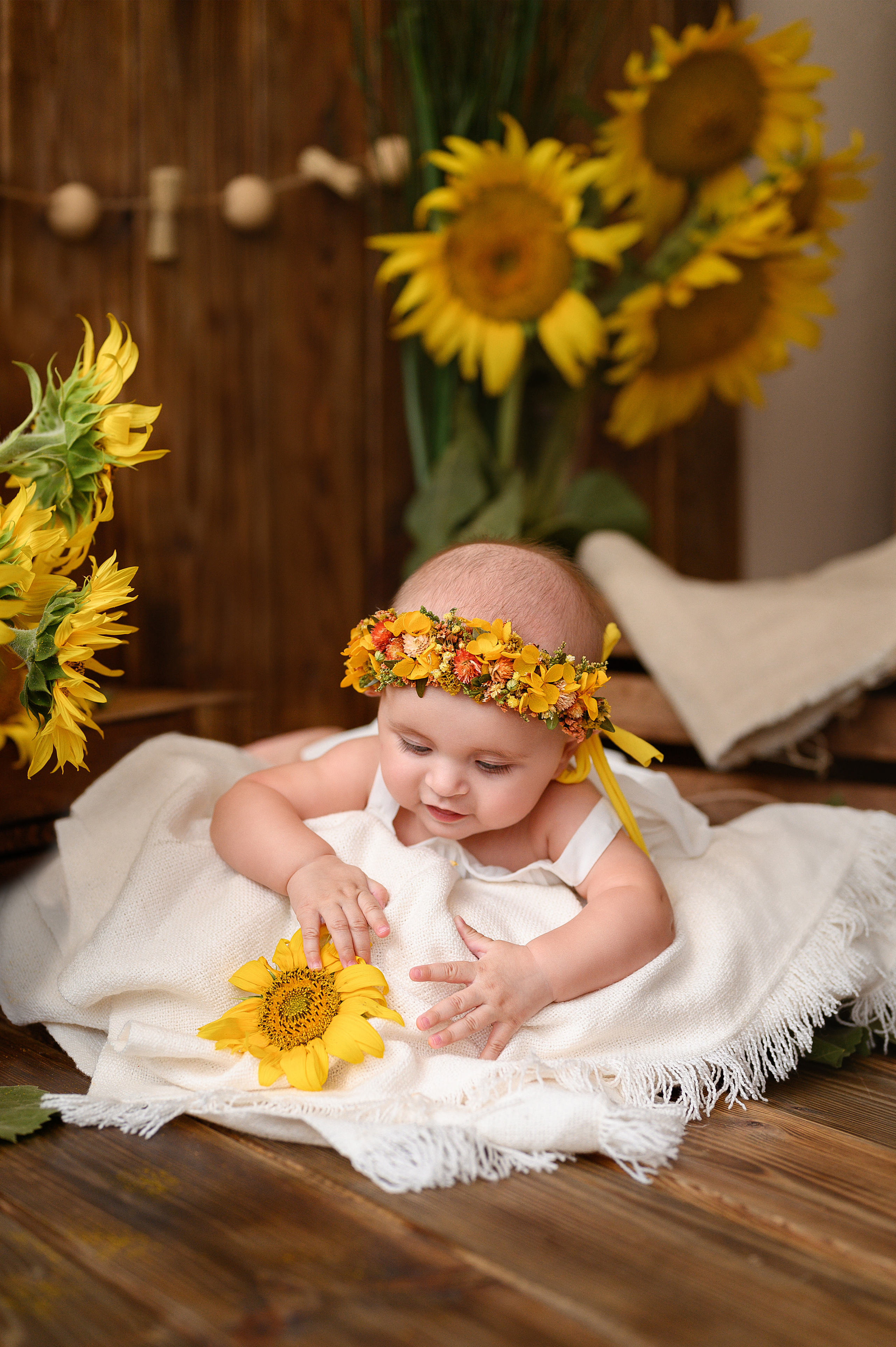 Евочка и подсолнухи. Детский и семейный фотограф Ирина Гладких