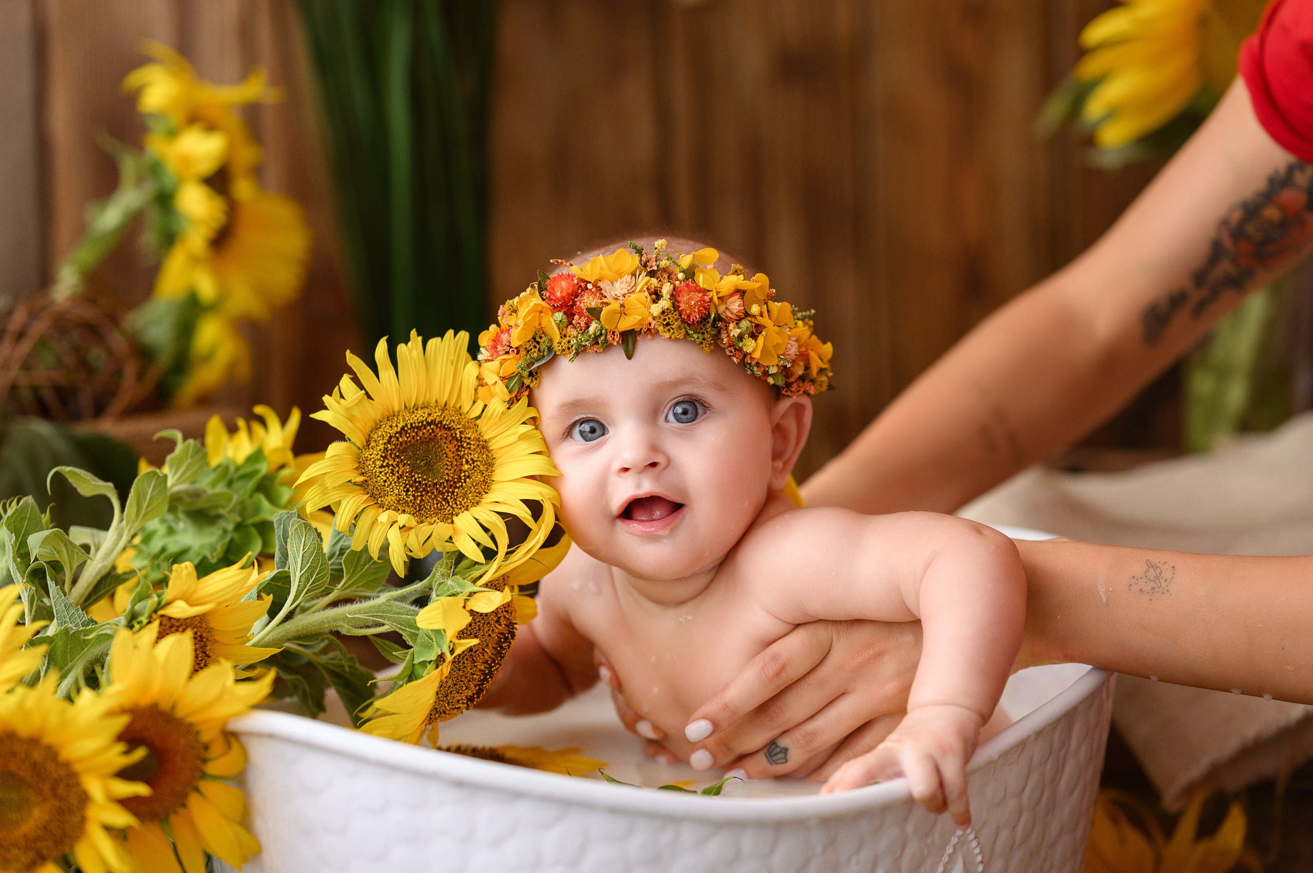 Евочка и подсолнухи. Детский и семейный фотограф Ирина Гладких