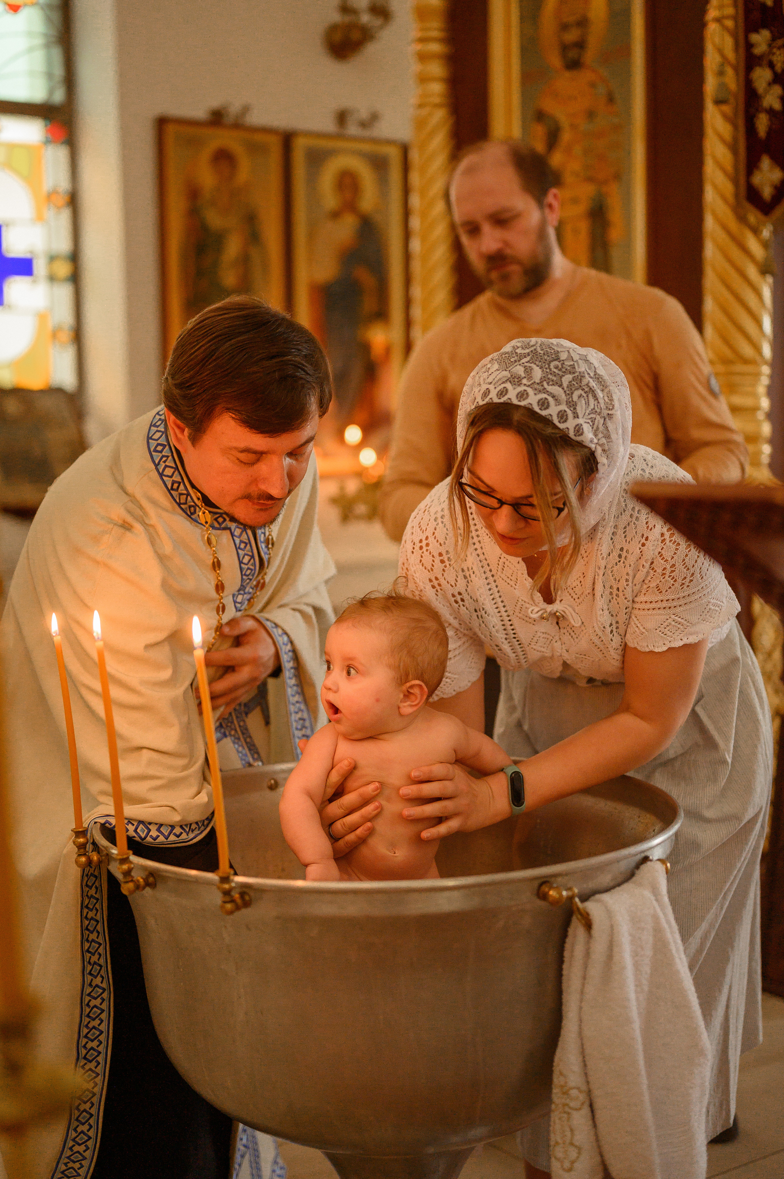 Крещение Катюши и Лизоньки. Детский и семейный фотограф Ирина Гладких