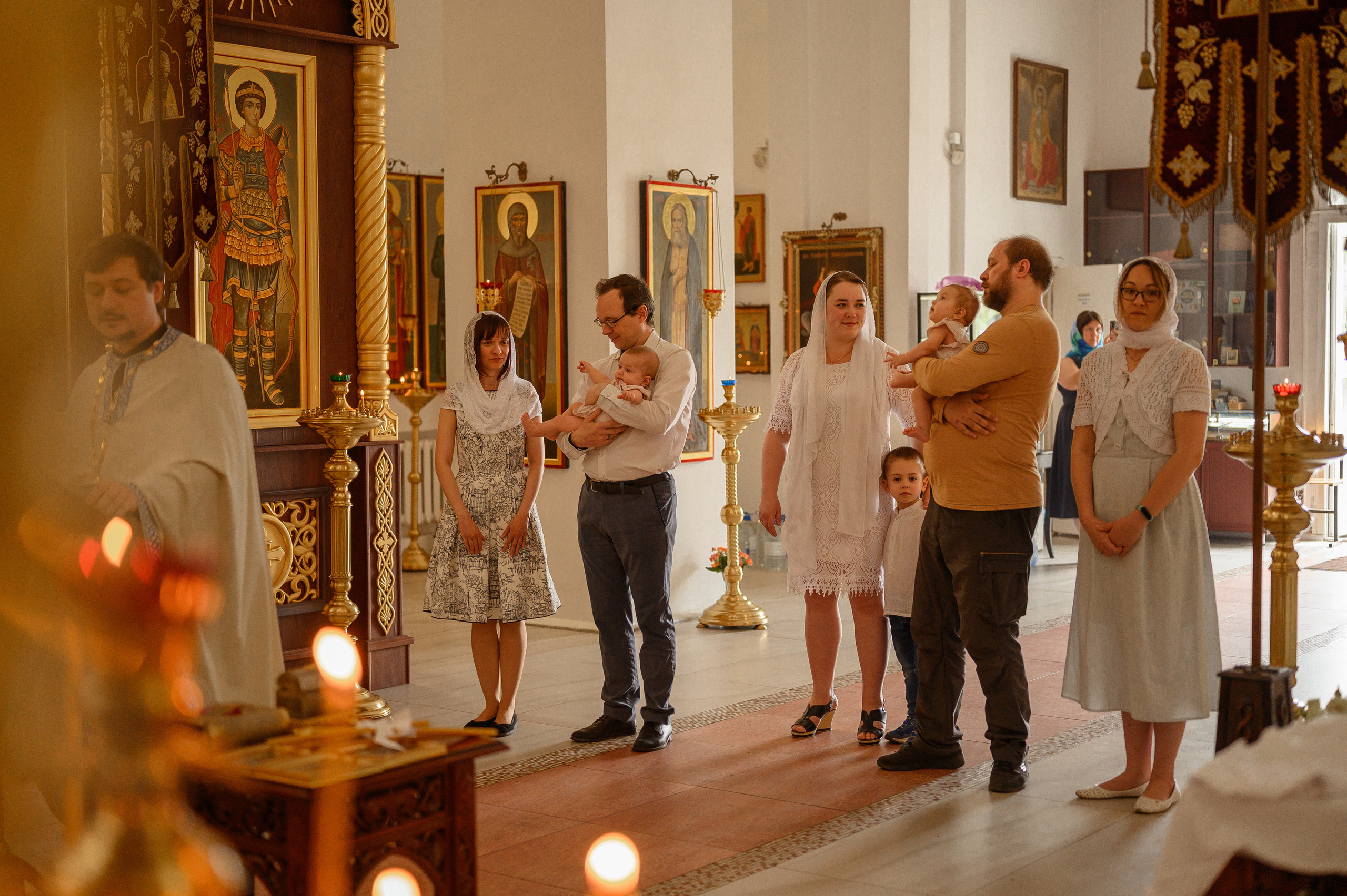 Крещение Катюши и Лизоньки. Детский и семейный фотограф Ирина Гладких