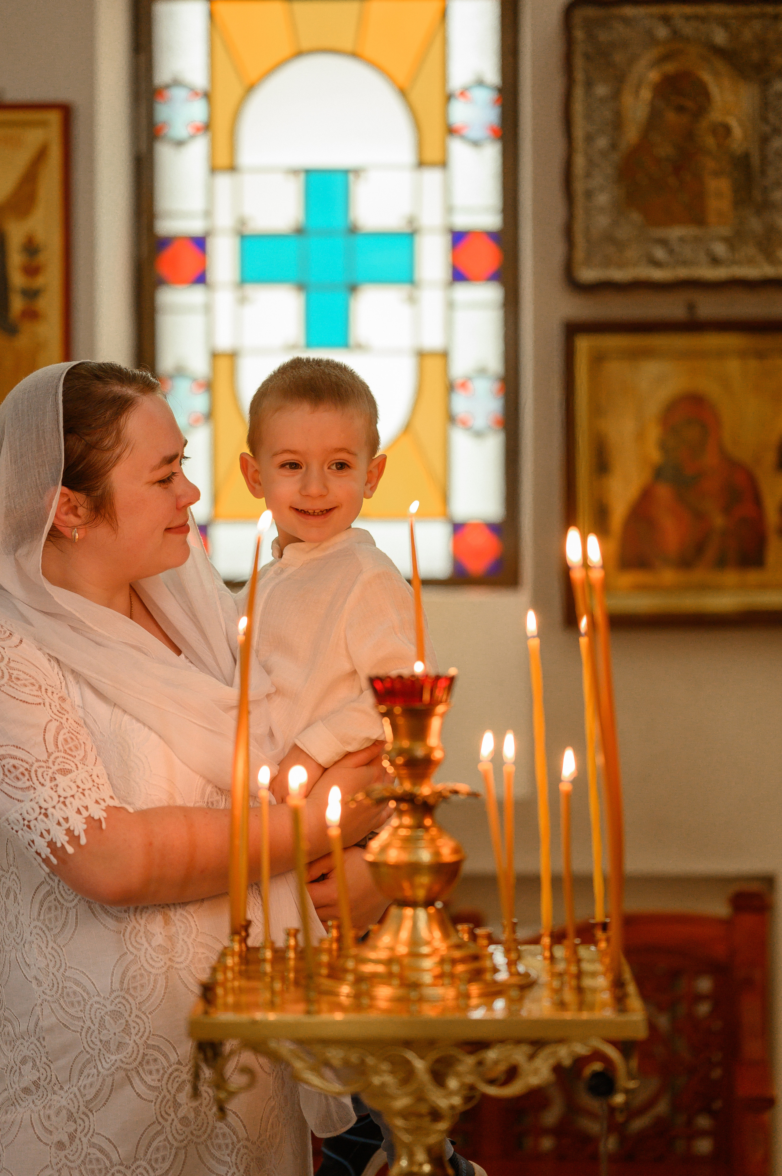 Крещение Катюши и Лизоньки. Детский и семейный фотограф Ирина Гладких