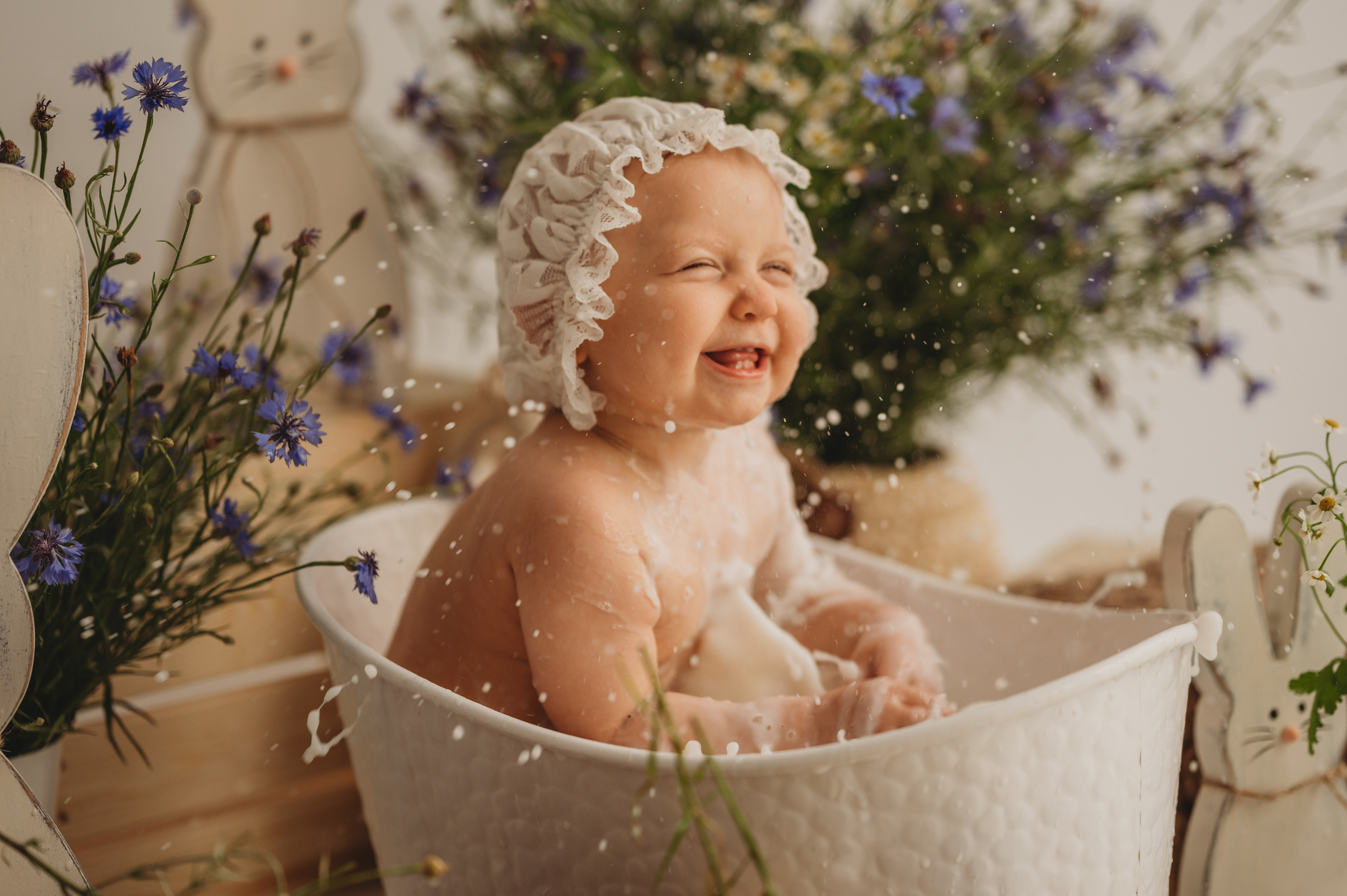 Настена и васильки. Детский и семейный фотограф Ирина Гладких