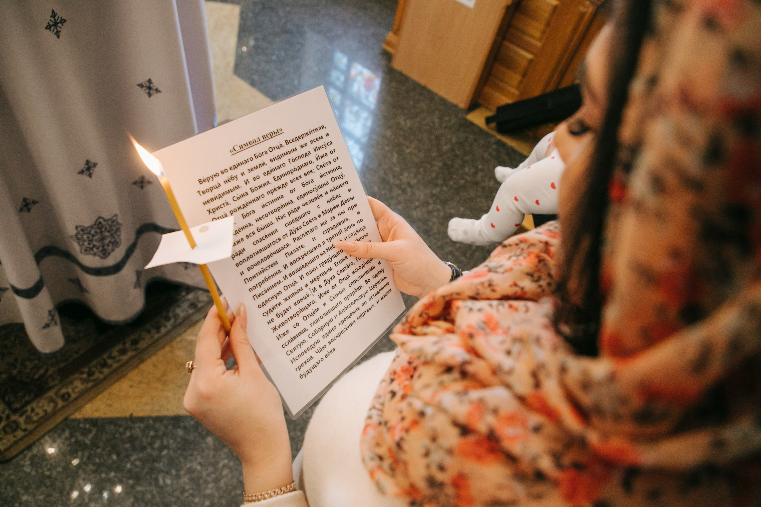 Крещение Храм Спаса Нерукотворного Образа г. Всеволожск. Фотограф на крещение в Санкт Петербурге