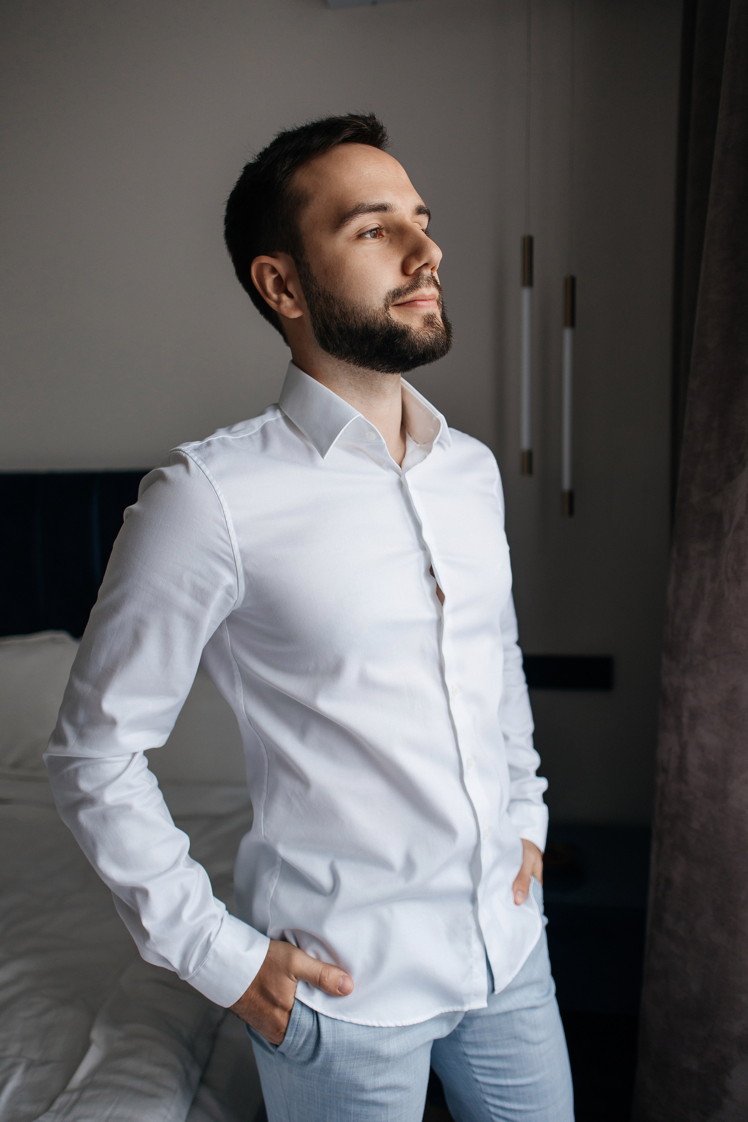 Борис и Ксения (утро + Загс + прогулка). Фотограф в Москве Екатерина Потапова