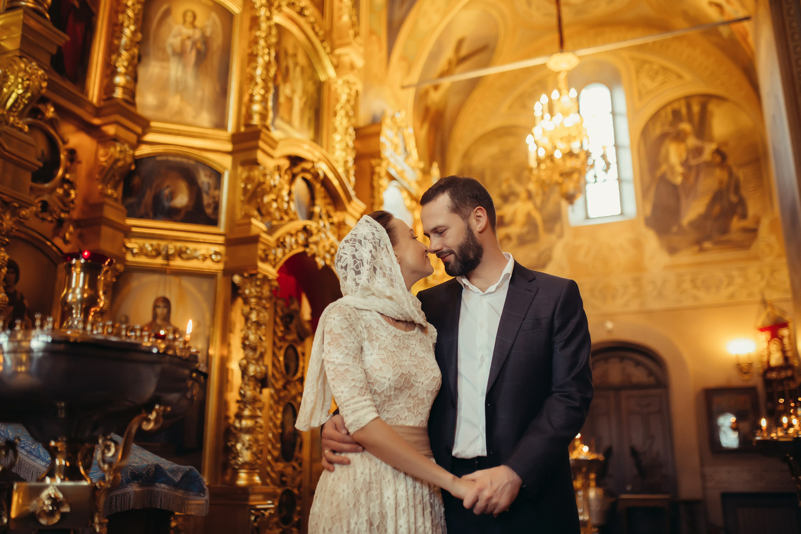 Венчание Виктора и Марии. Фотограф на Крещение, семейный фотограф в Москве