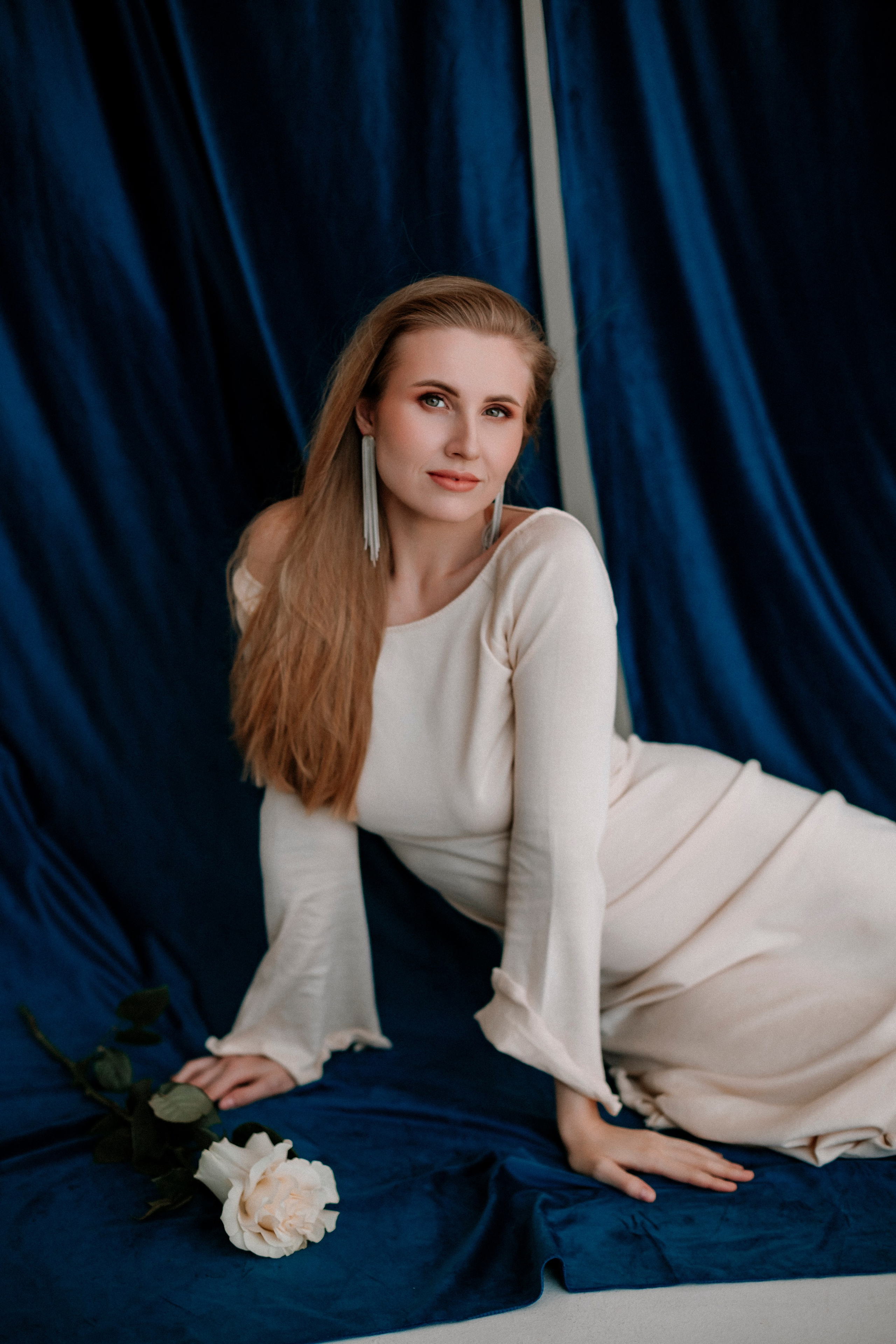 Съемка в тканях, Анастасия. Фотограф Калуга