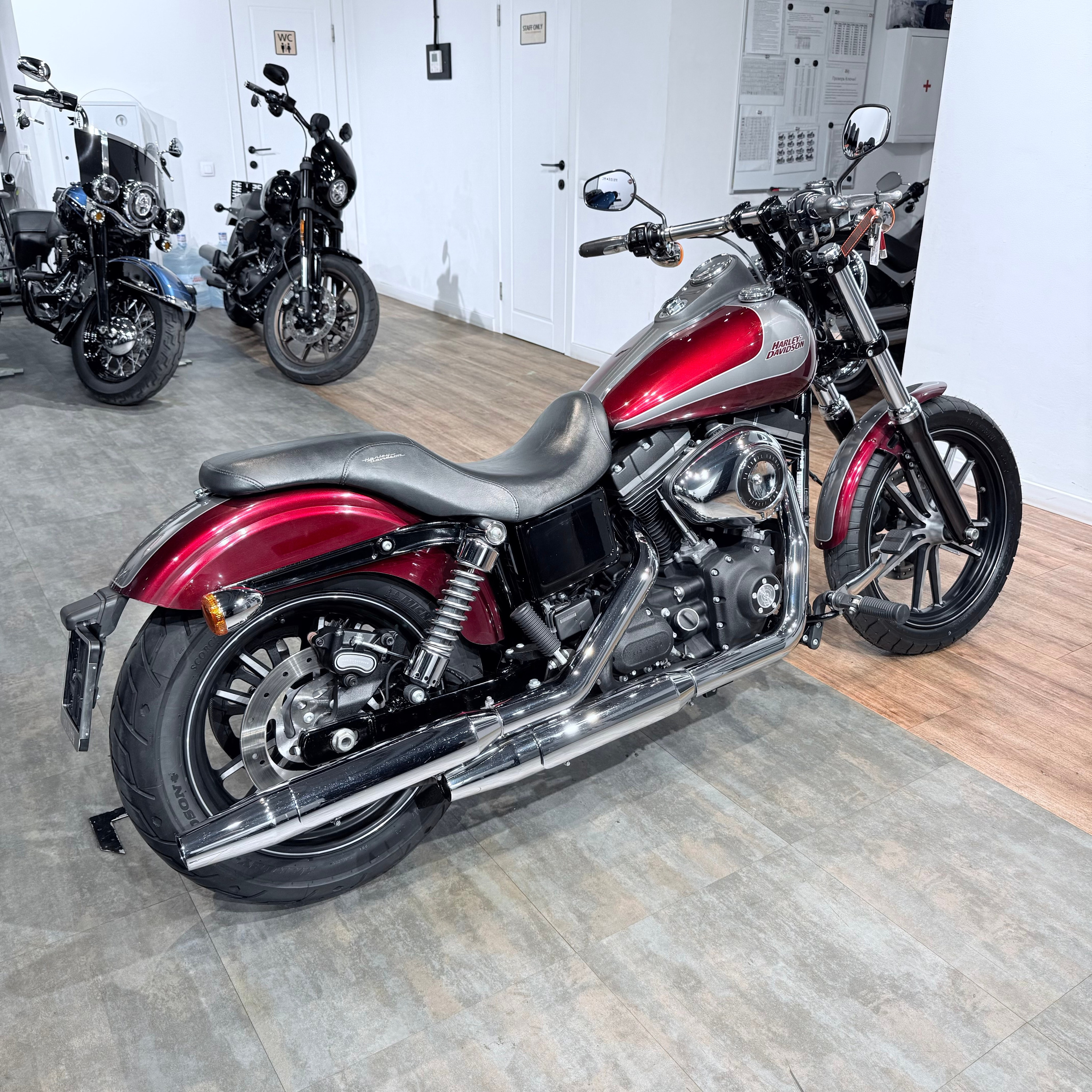 2014 Street Bob АВS Мysterious Red Dеluхe. Hello Davidson, Москва. Только хорошие мотоциклы…