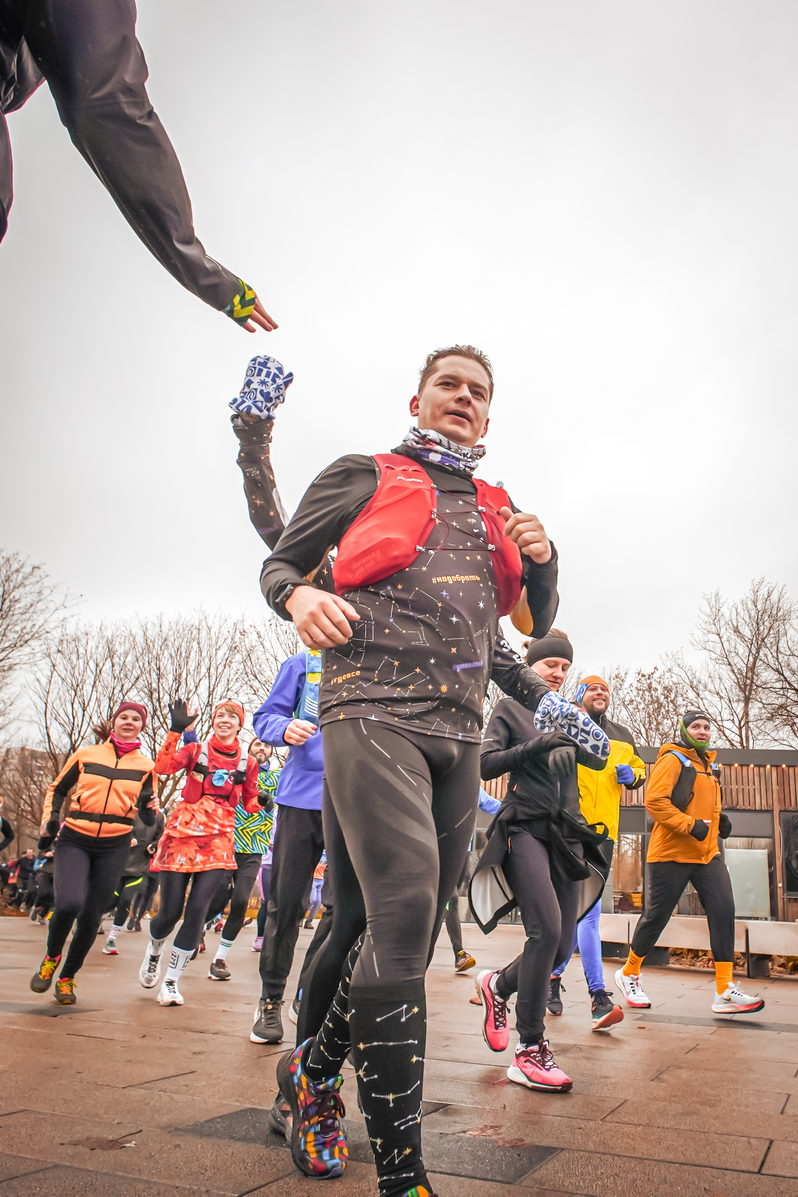 #марафонудома #яuzarun 2024 2-я петля, группа 6:30. Роман Капилюшов. Бег. Фото. Видео. г. Люберцы