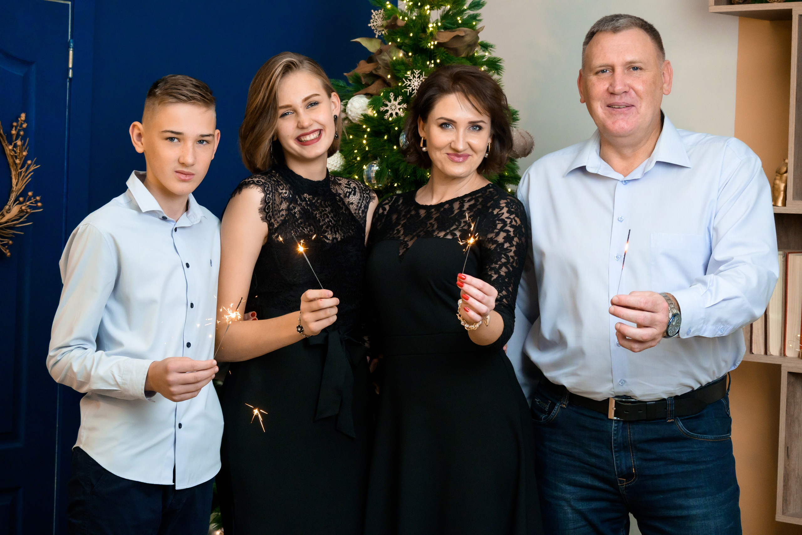 Katya and the family. Fotograf Dmitrii Donets