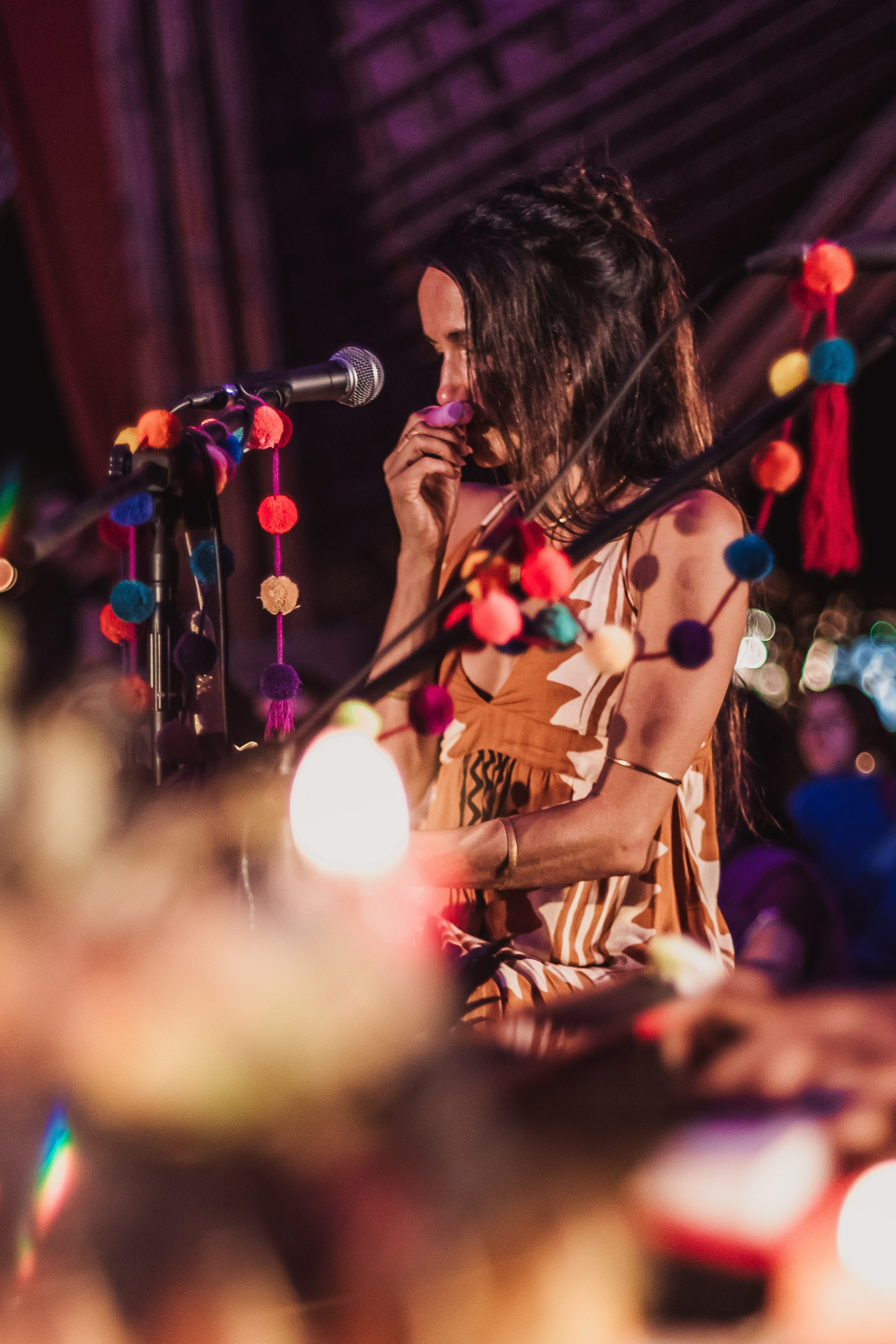 Hanuman Project kirtan at Alchemy april. Mariam Bagdasaryan