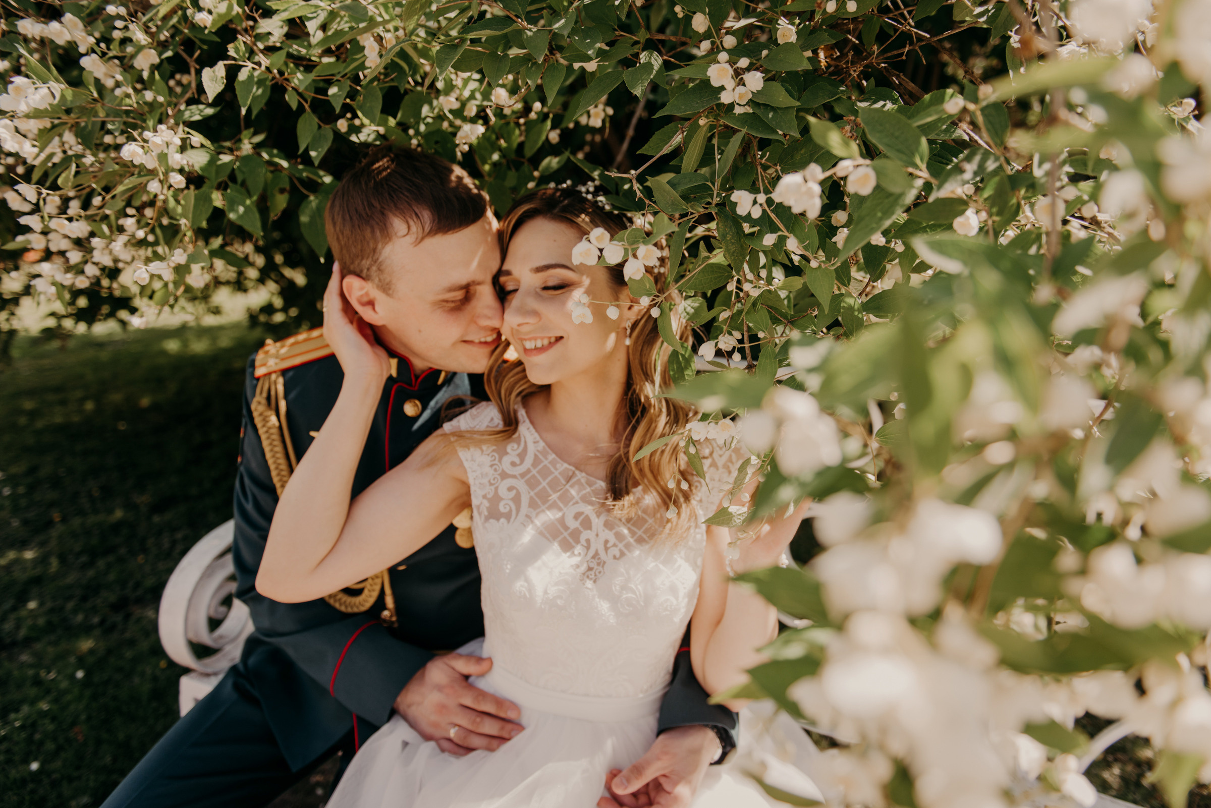 свадебная фотосессия в Екатерининском парке в Пушкине, фотограф на свадьбу