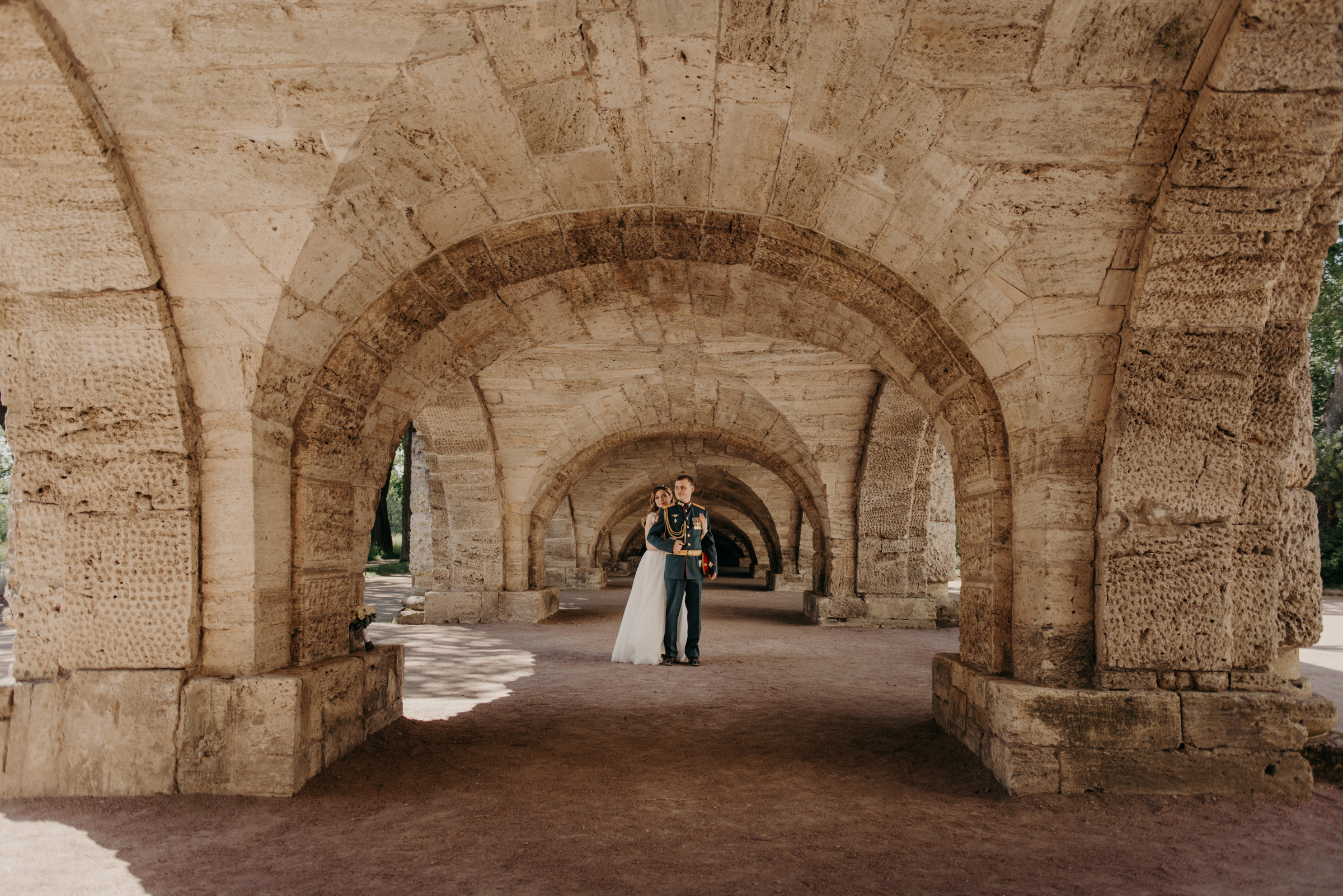 свадебная фотосессия в Екатерининском парке в Пушкине, фотограф на свадьбу
