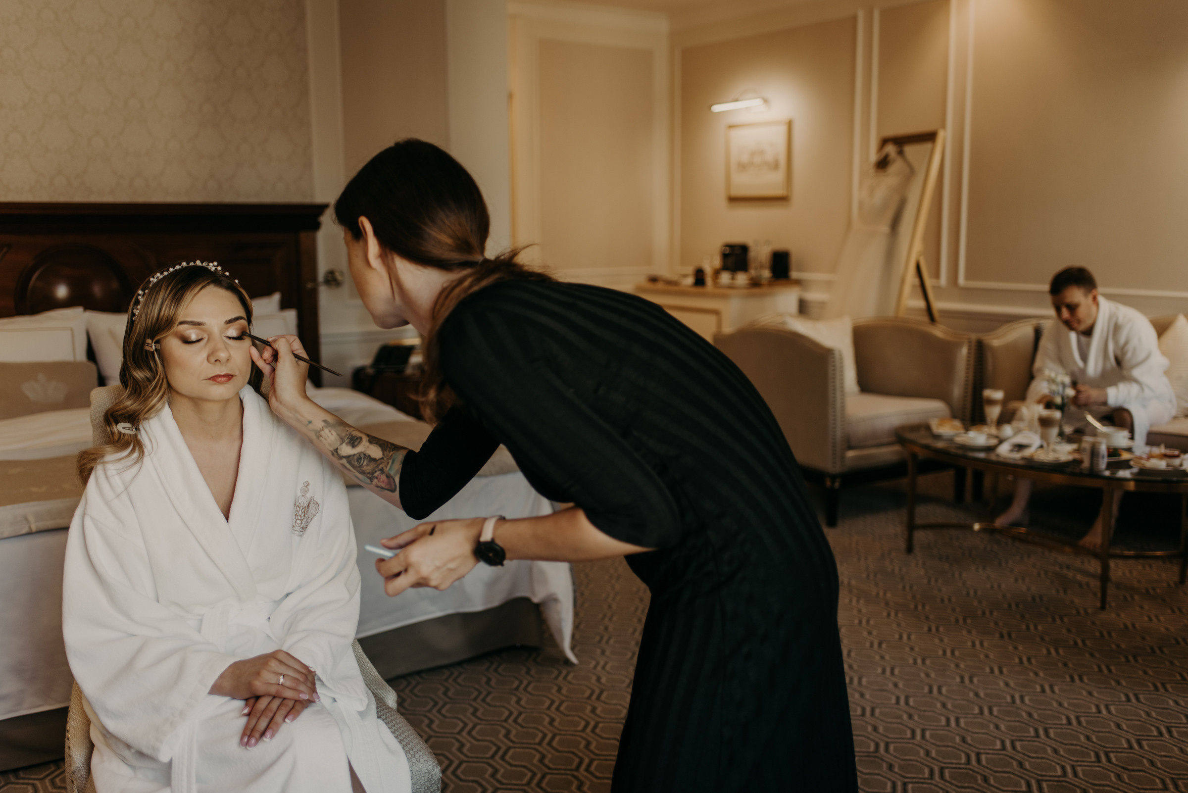 сборы невесты в отеле Tsar Palace