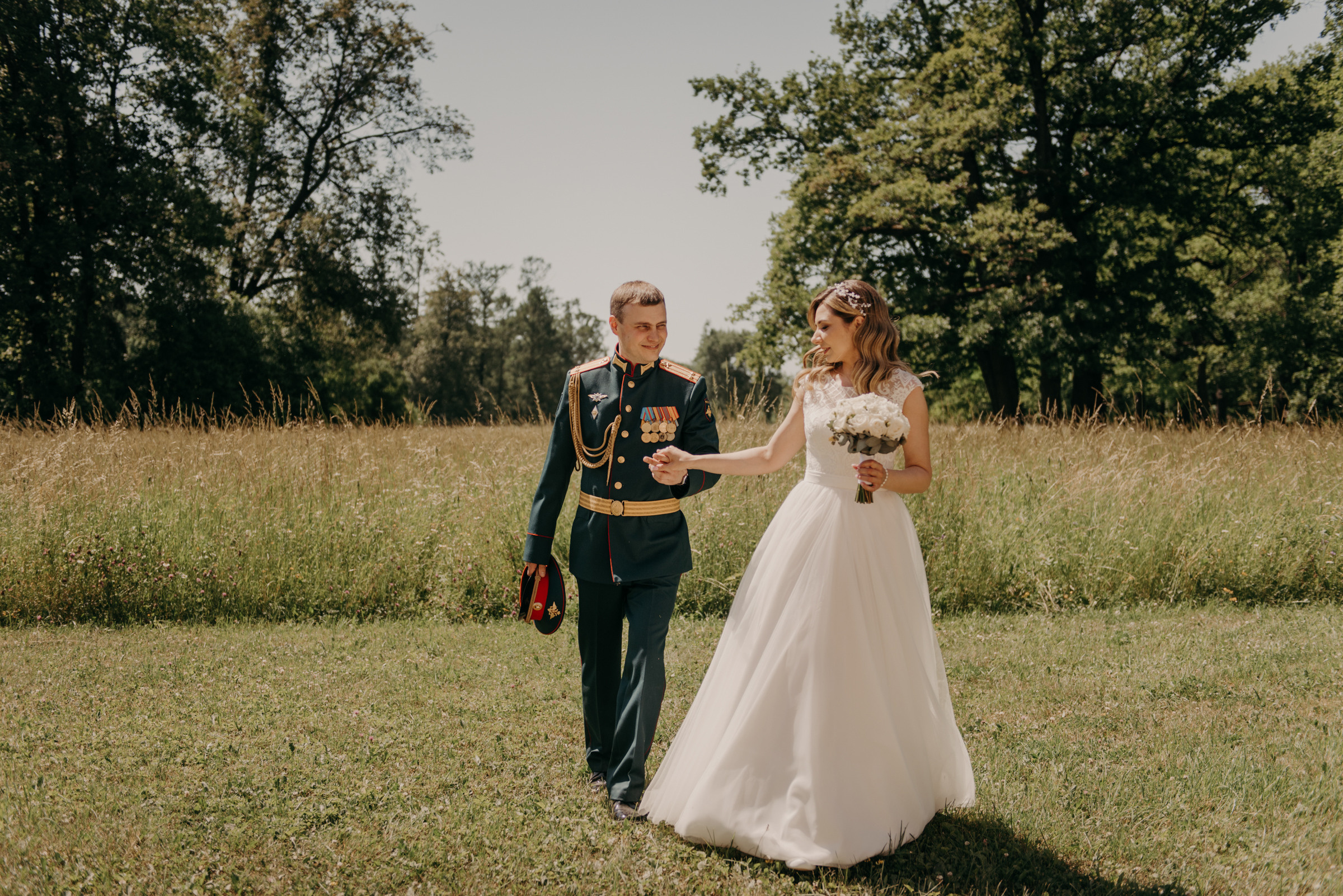 свадебная фотосессия в Екатерининском парке в Пушкине, фотограф на свадьбу