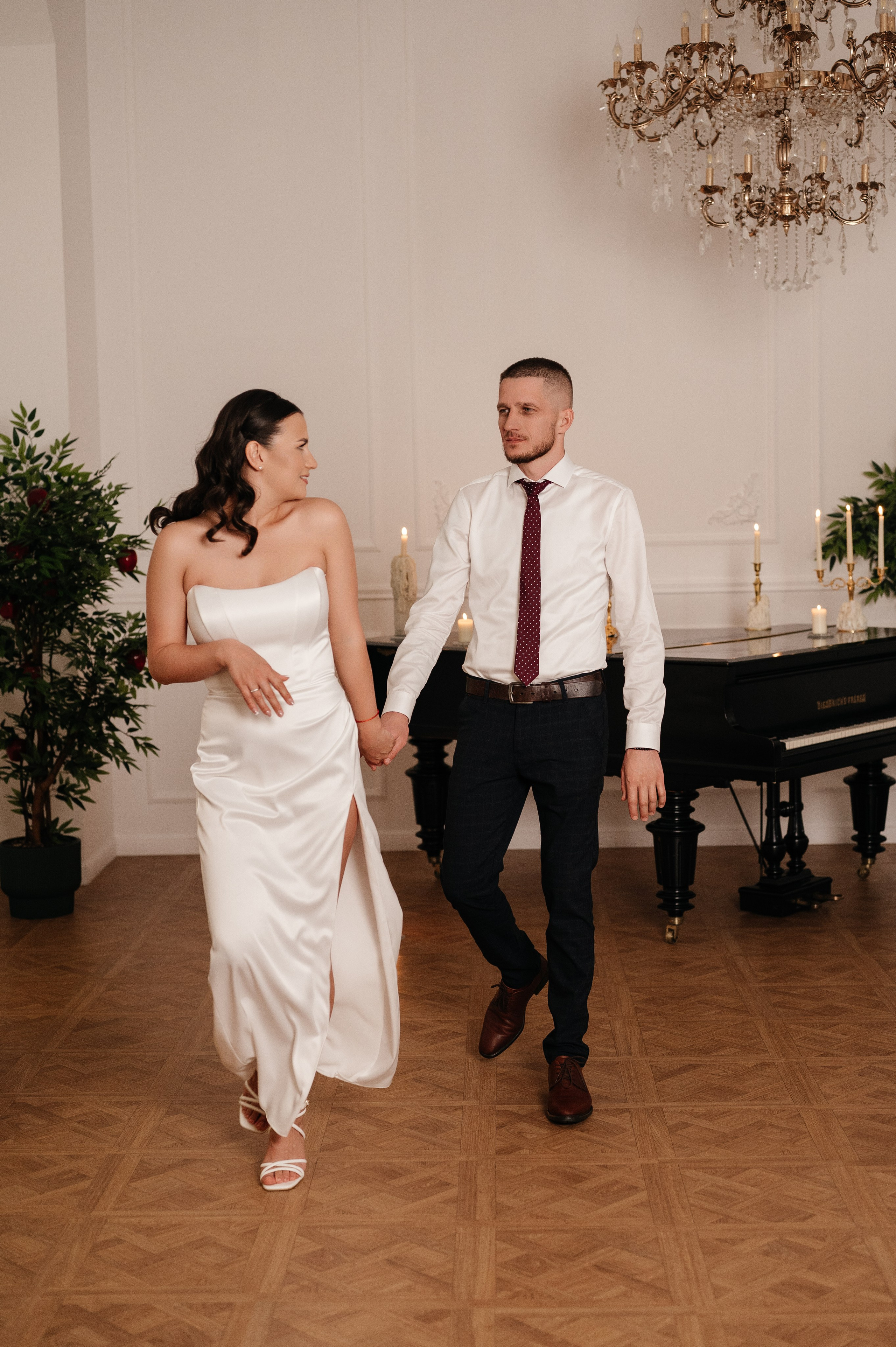 Свадебная фотосессия в студии. Свадебный и семейный фотограф в Краснодаре Алина Мельник