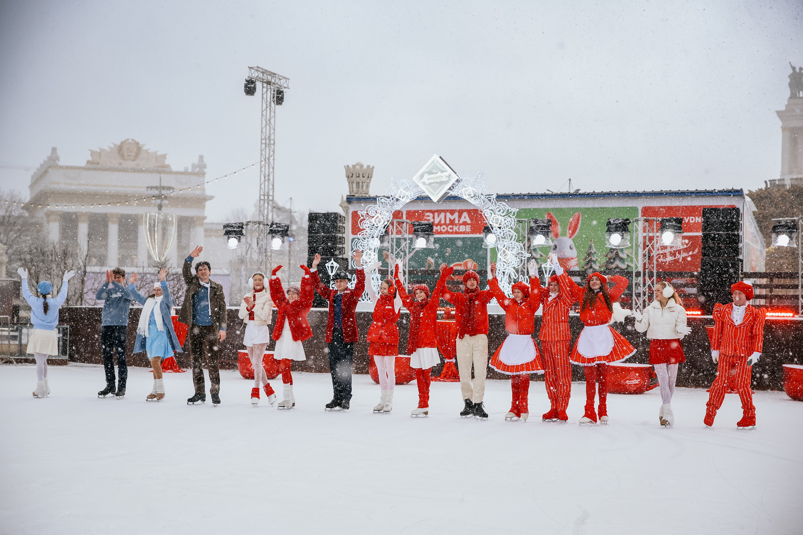 Ледовое шоу ВДНХ проект Московское чаепитие. Фотограф и видеограф Анна Домашенко