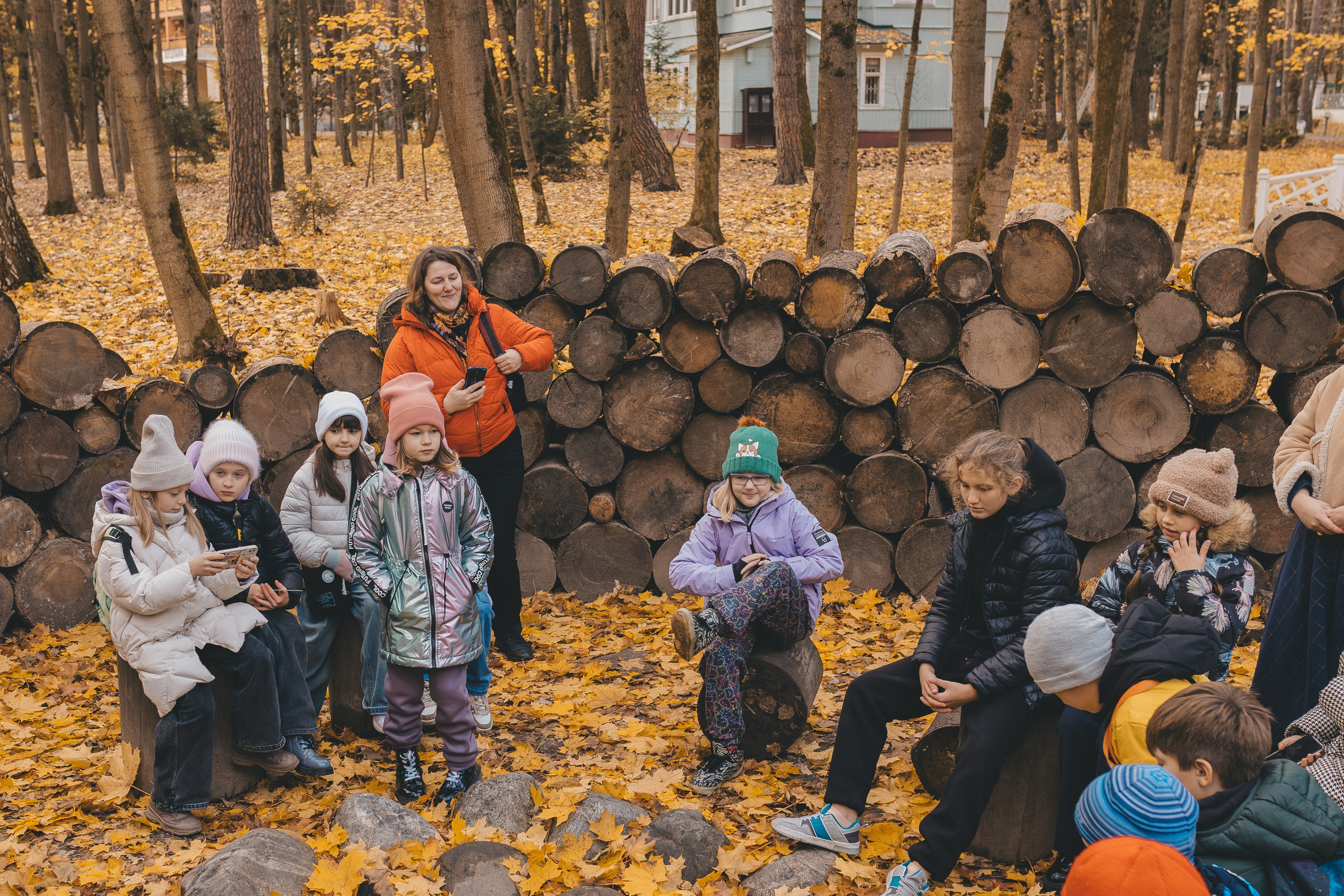 Репортаж школьной экскурсии. Семейный и женский фотограф в Москве Надежда Воробьева