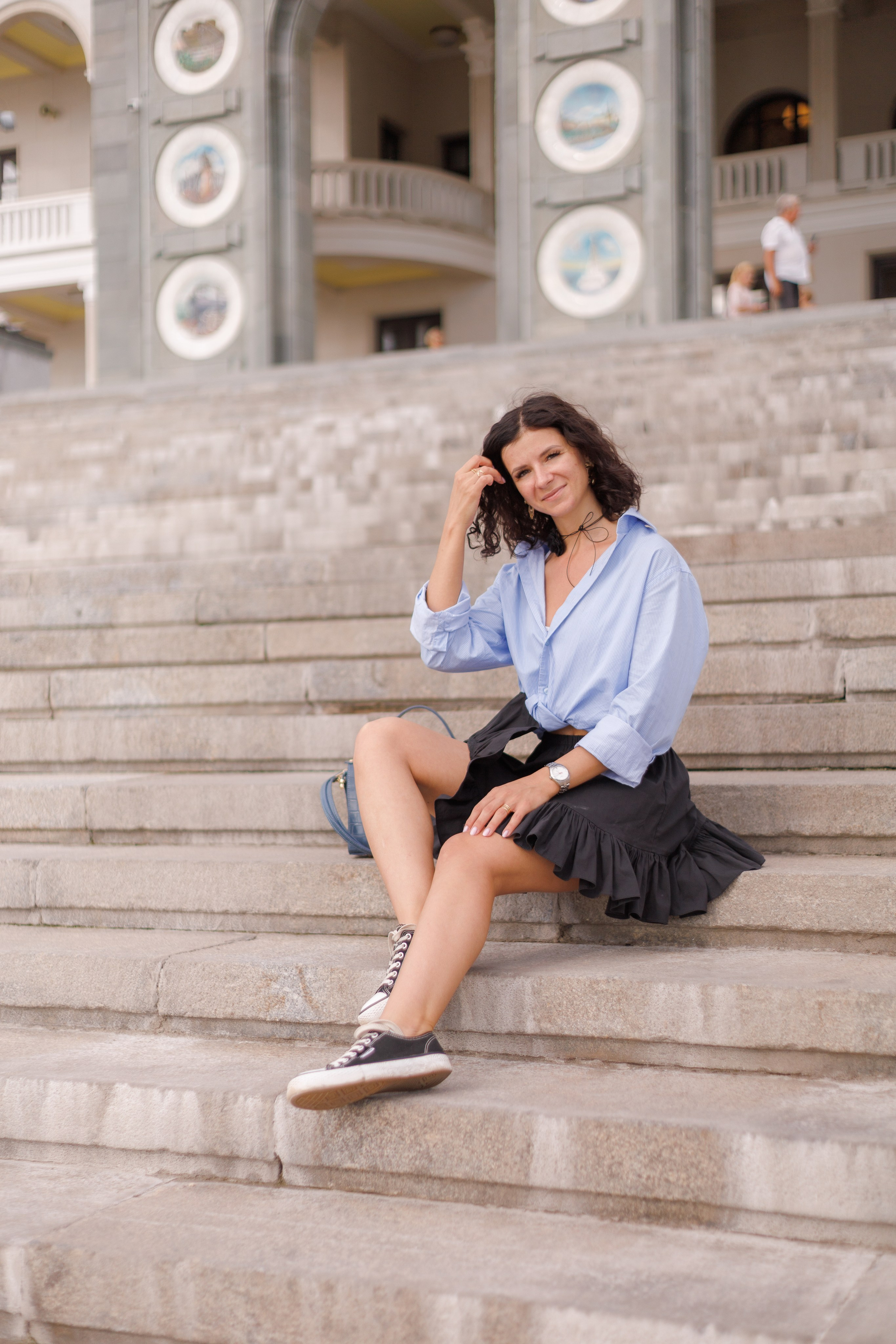 Ольга, фотосессия северный речной вокзал. Анастасия, Фотограф женского портрета и беременности в стиле vogue