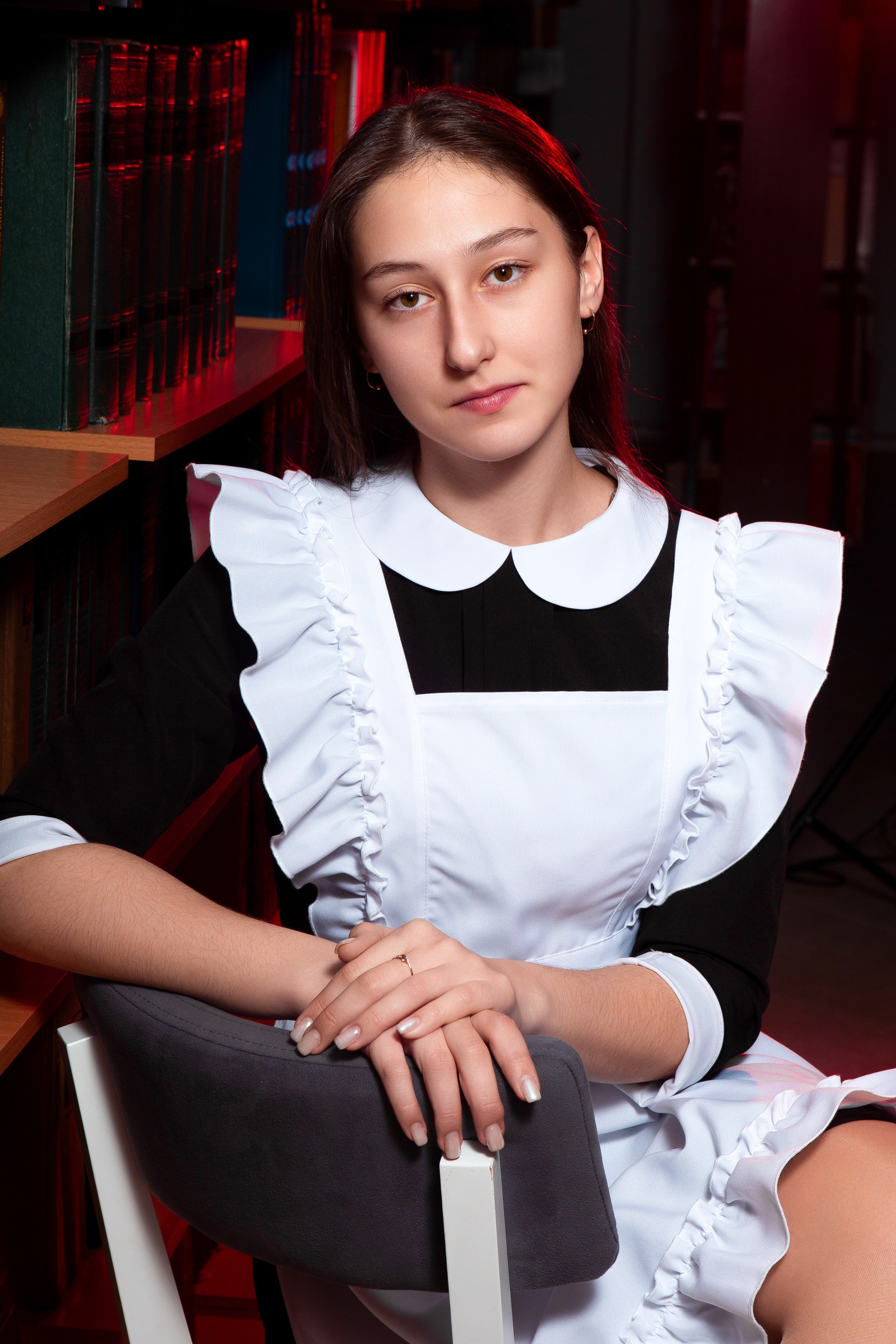 Съемка в библиотеке для 11 класса #2. Профессиональный фотограф в Мценске и Орловской области