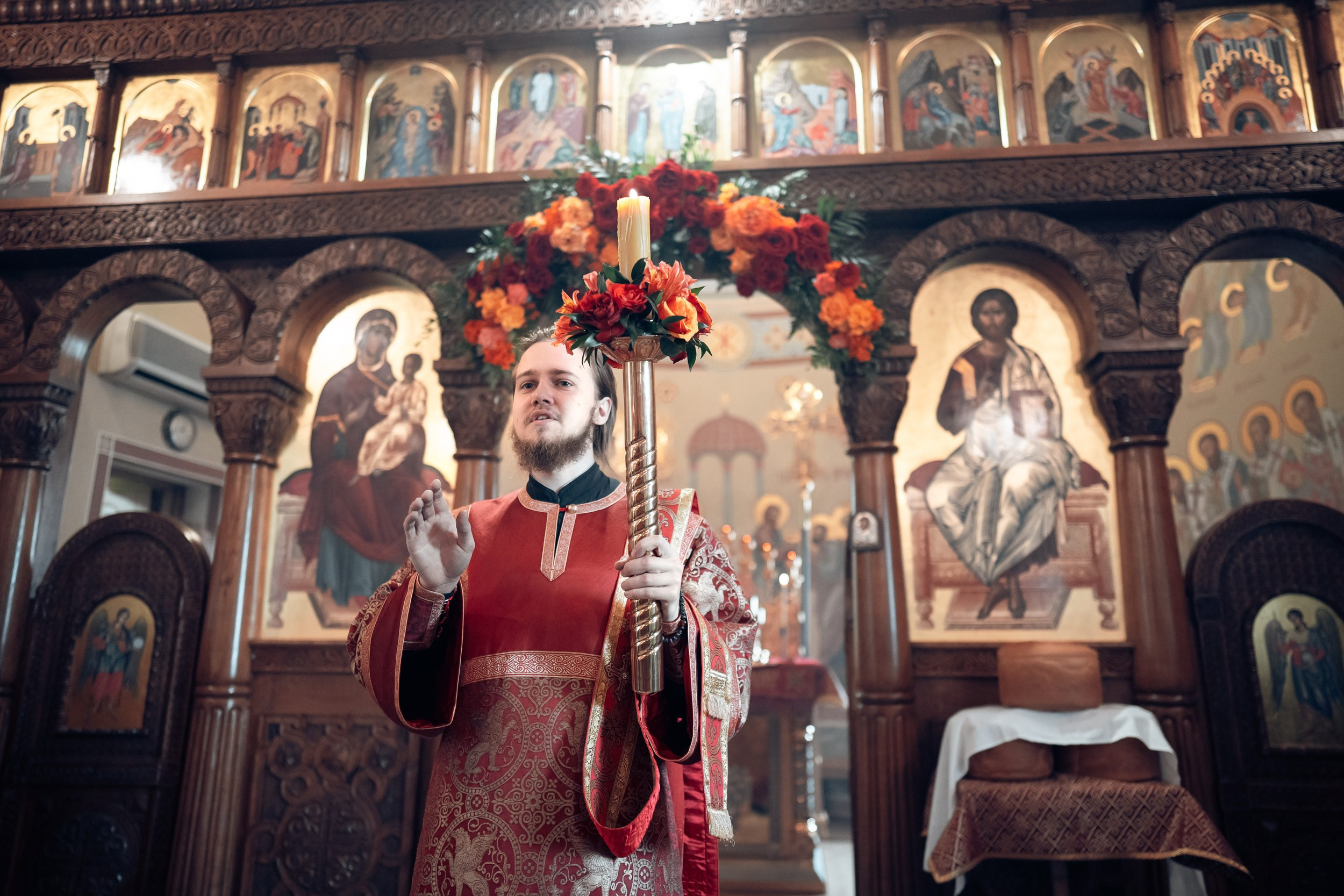 Богослужение на Светлой седмице в Херсонесском монастыре г. Севастополь. Церковный фотограф Севастополь