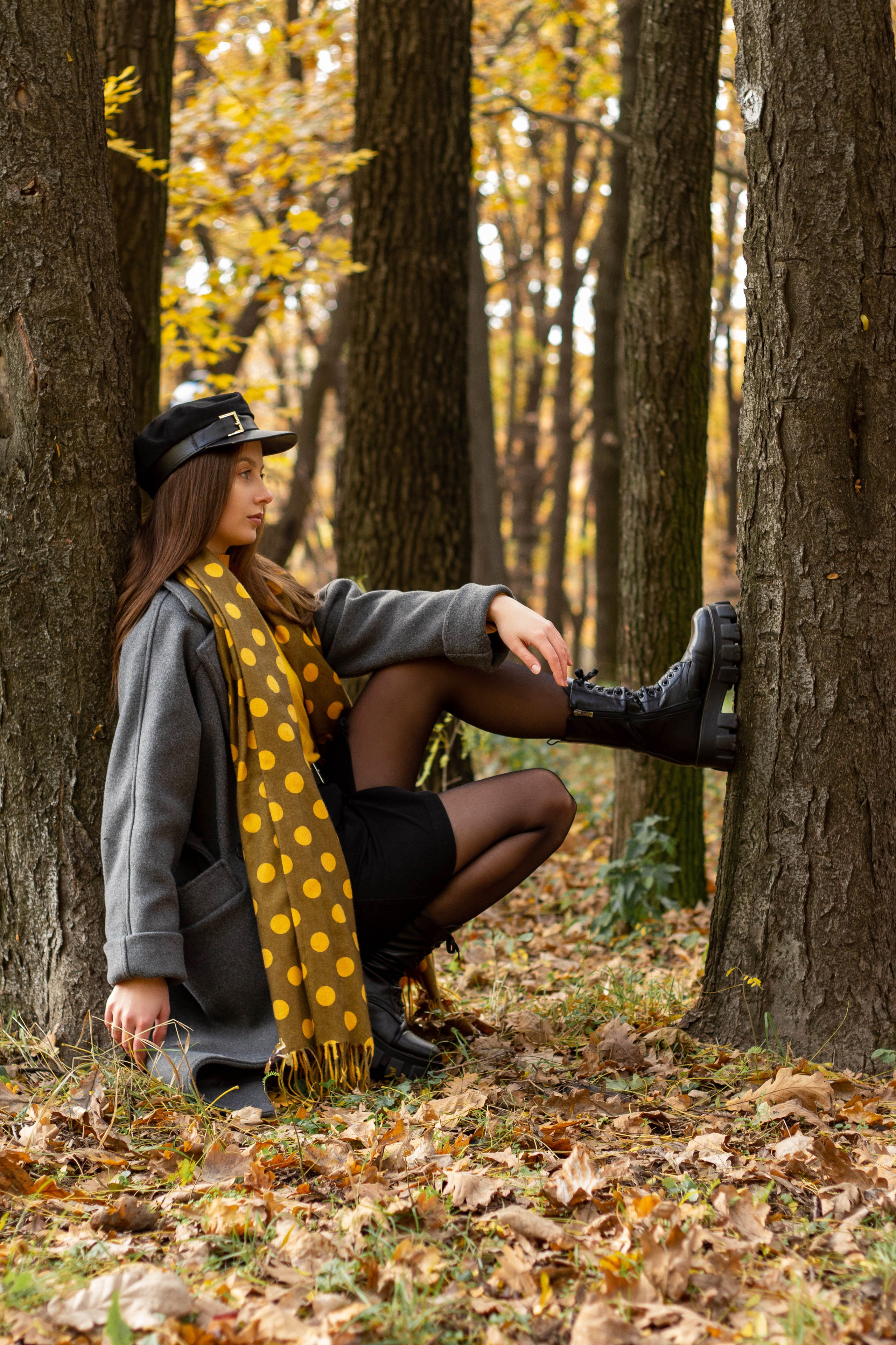 Екатерина осенью в роще. Нечехова Виктория