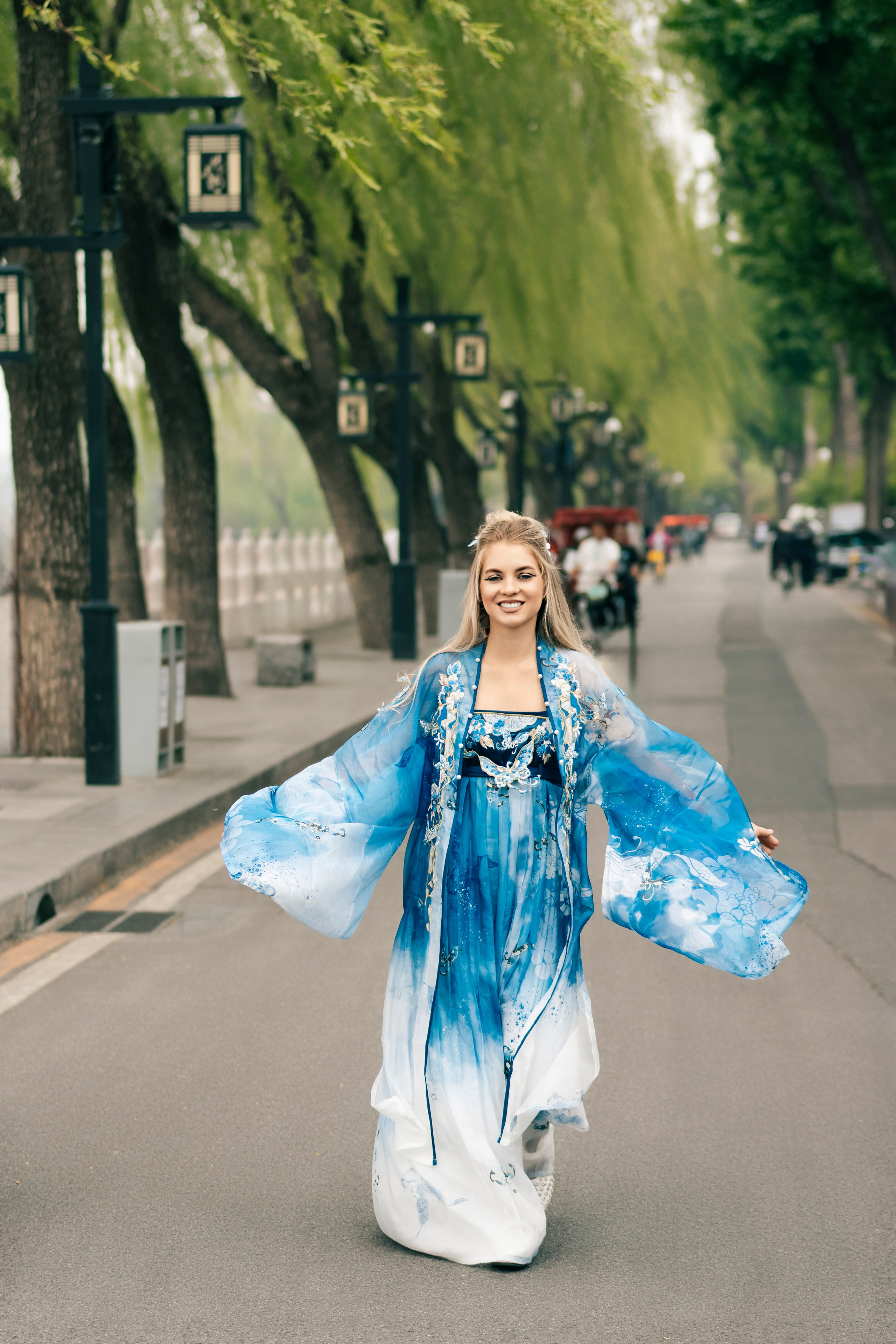 Photoshoot in Hanfu dresses