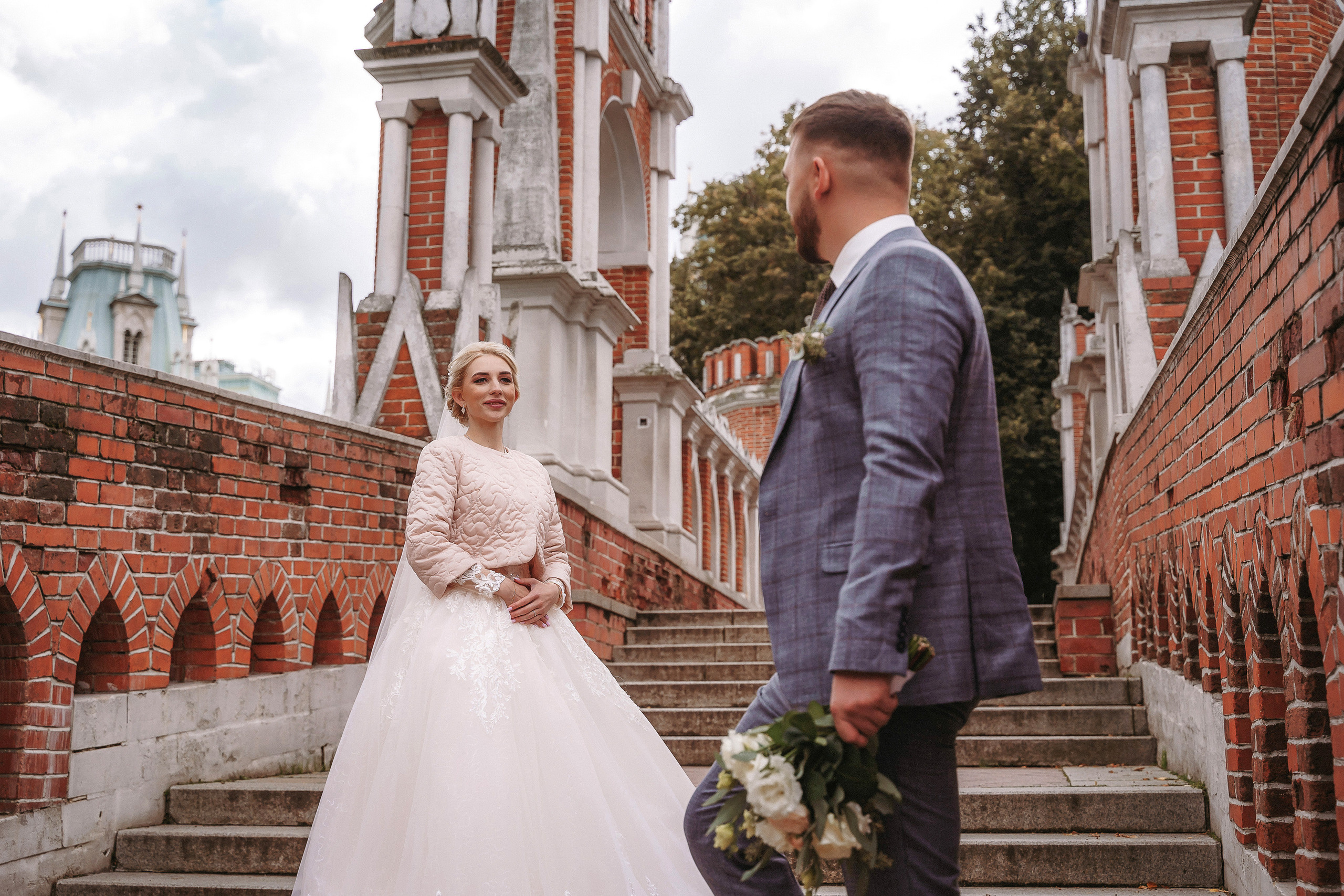 Свадебная фотосессия в Царицино для Юлии и Надира