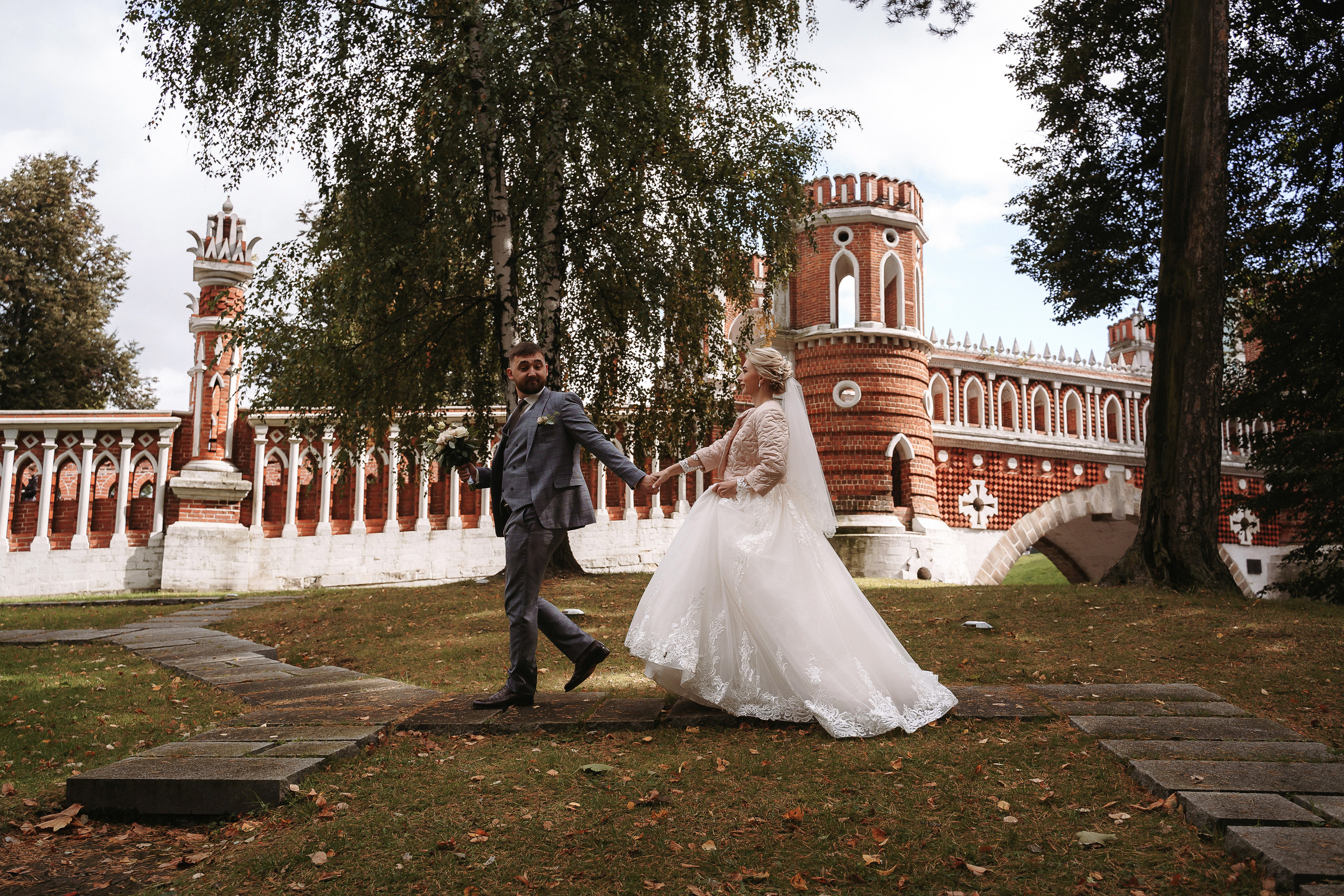 Свадебная фотосессия в Царицино для Юлии и Надира