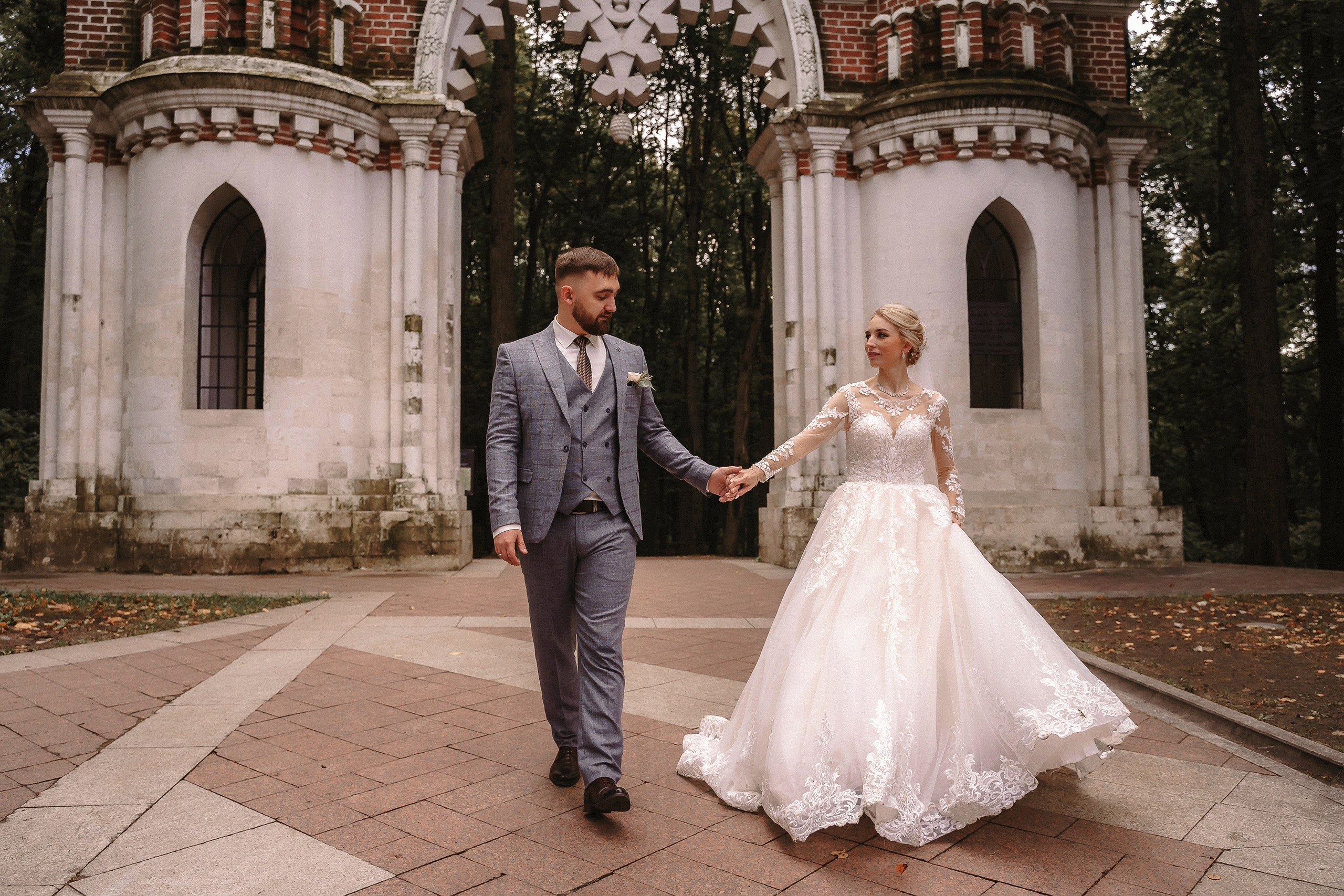 Свадебная фотосессия в Царицино для Юлии и Надира