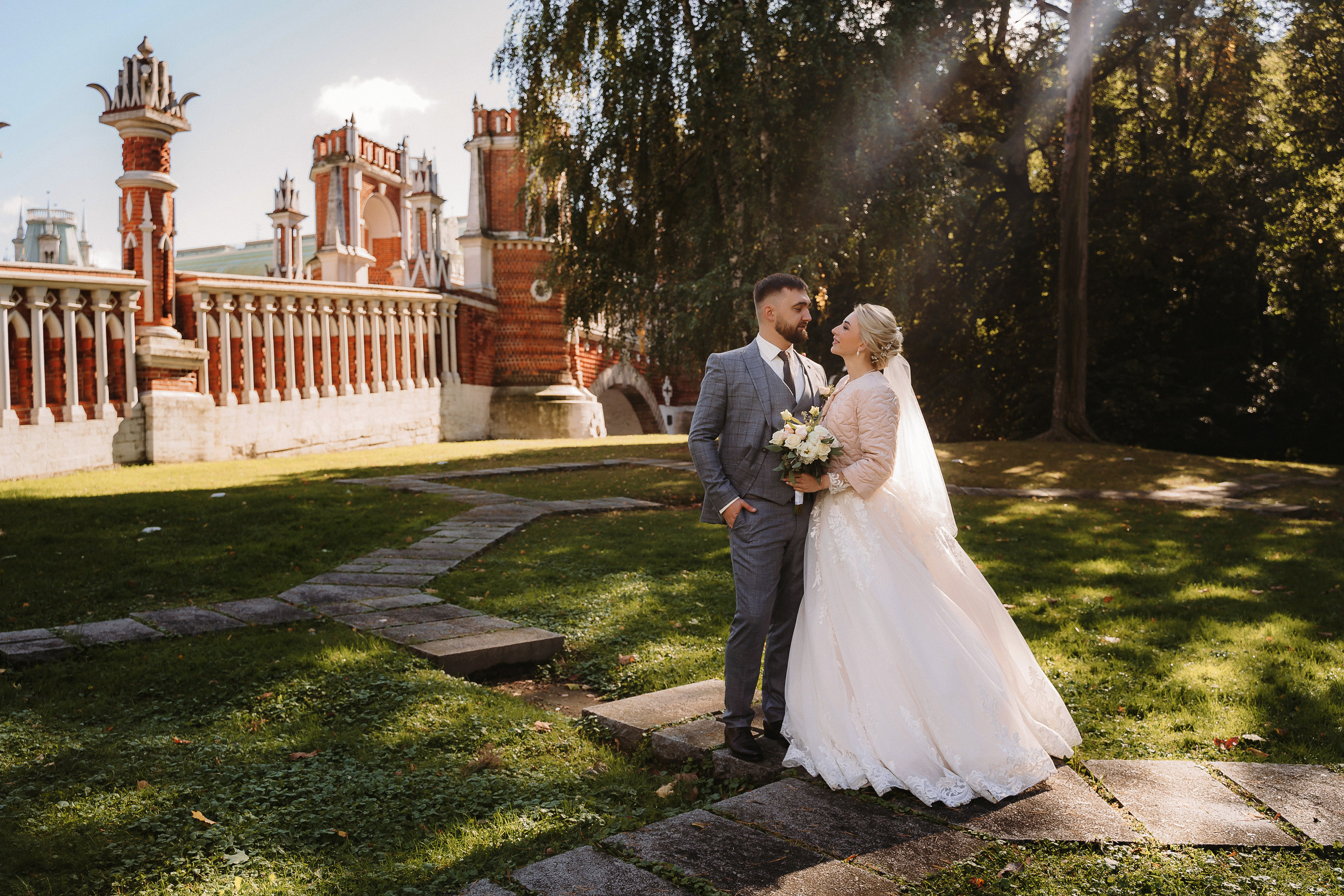 Свадебная фотосессия в Царицино для Юлии и Надира