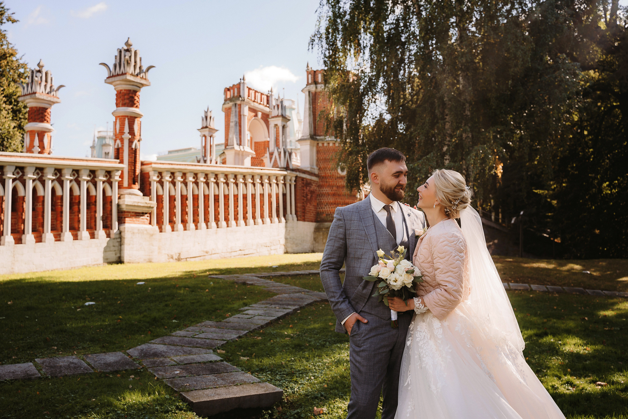 Свадебная фотосессия в Царицино для Юлии и Надира