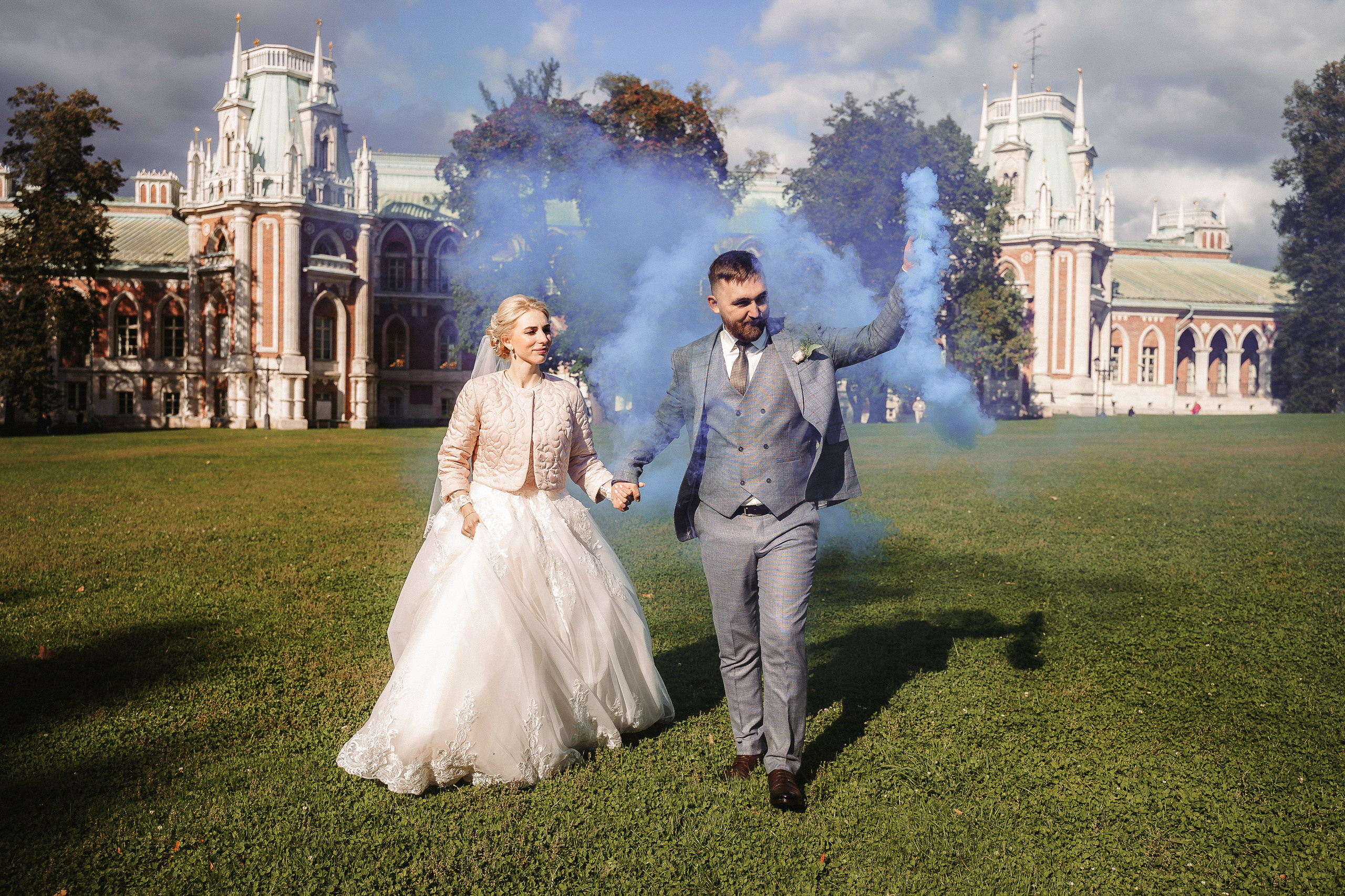 Свадебная фотосессия в Царицино для Юлии и Надира