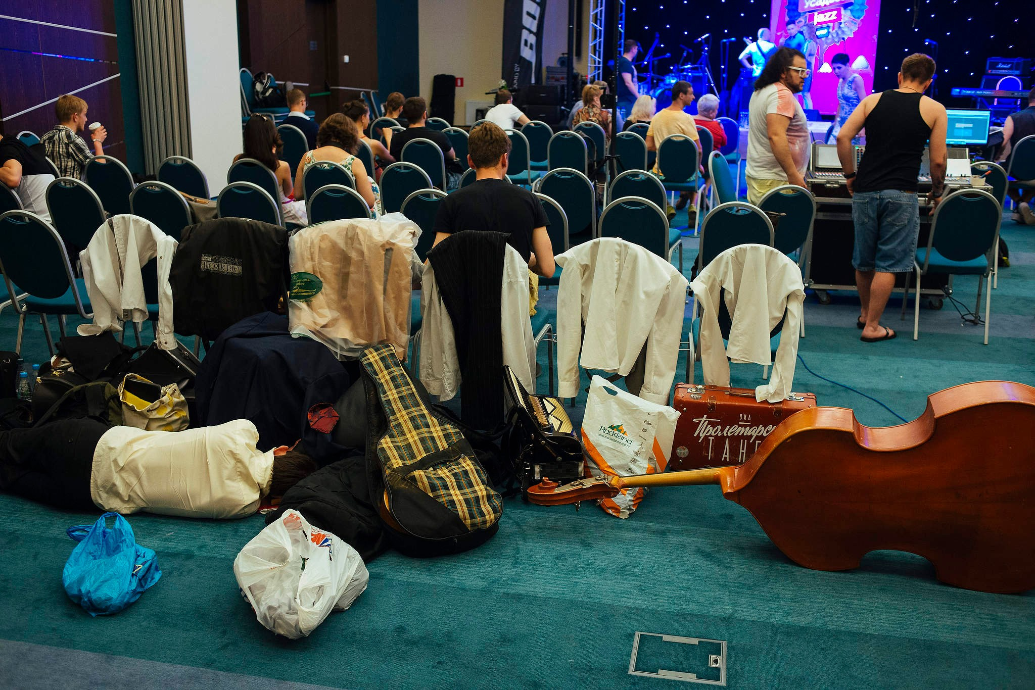 Музыкальный конкурс фестиваля Усадьба Jazz в Красной Поляне. Съемка для Усадьба Jazz в 2016 году.