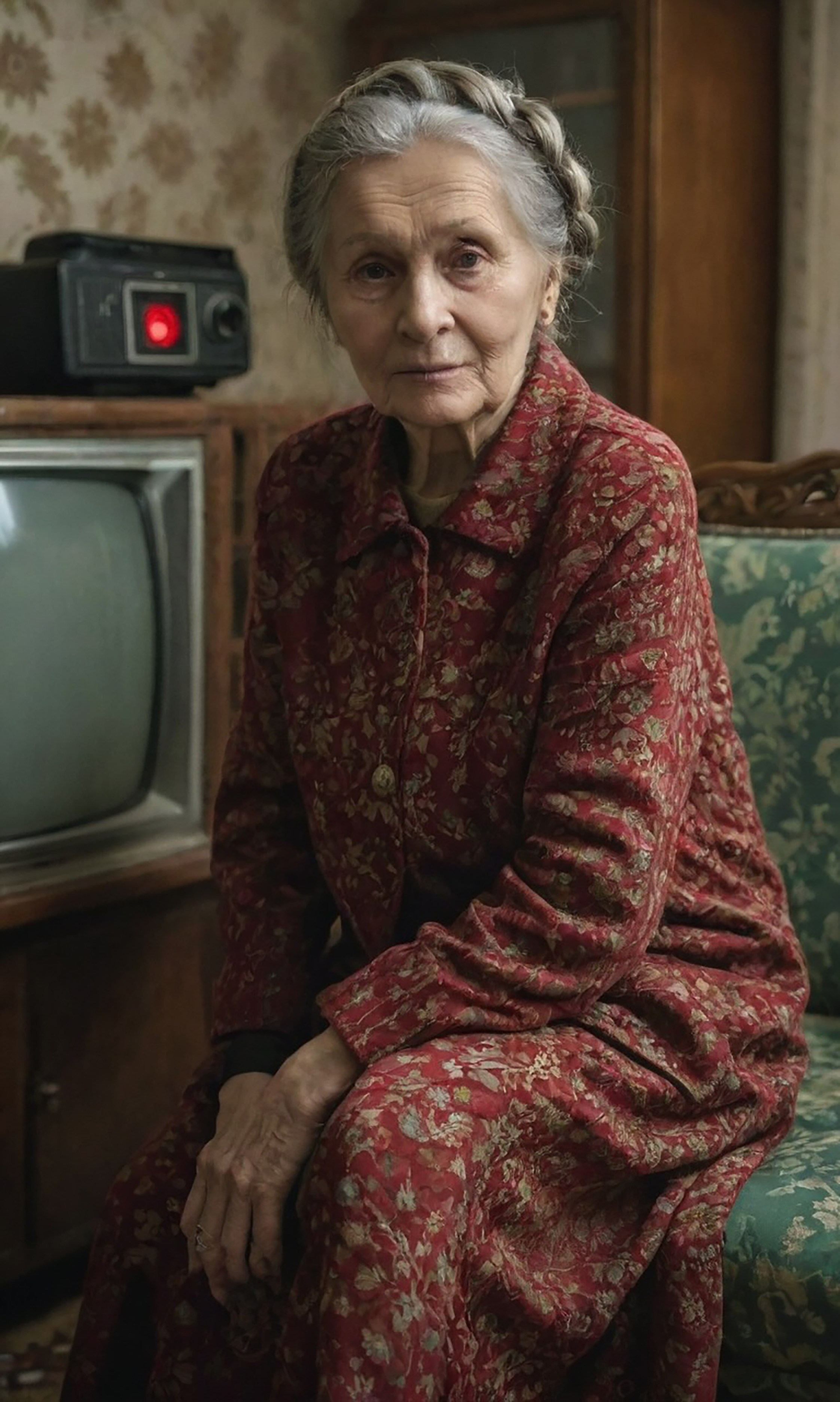 Babushka / Бабушка. Художник Катерина Копейкина / Artist Katerina Kopeikina