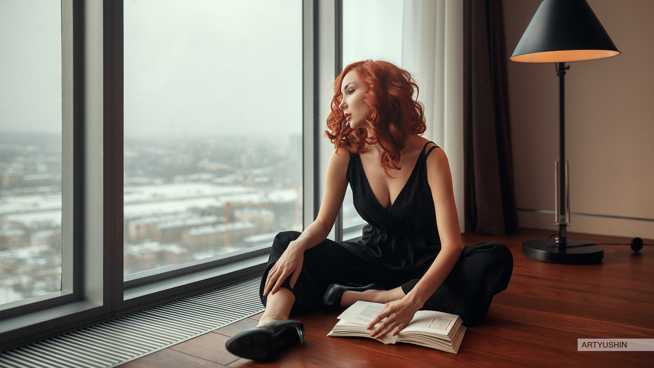 Портретная фотосессия в студии. Антон Артюшин, портретный фотограф. Москва