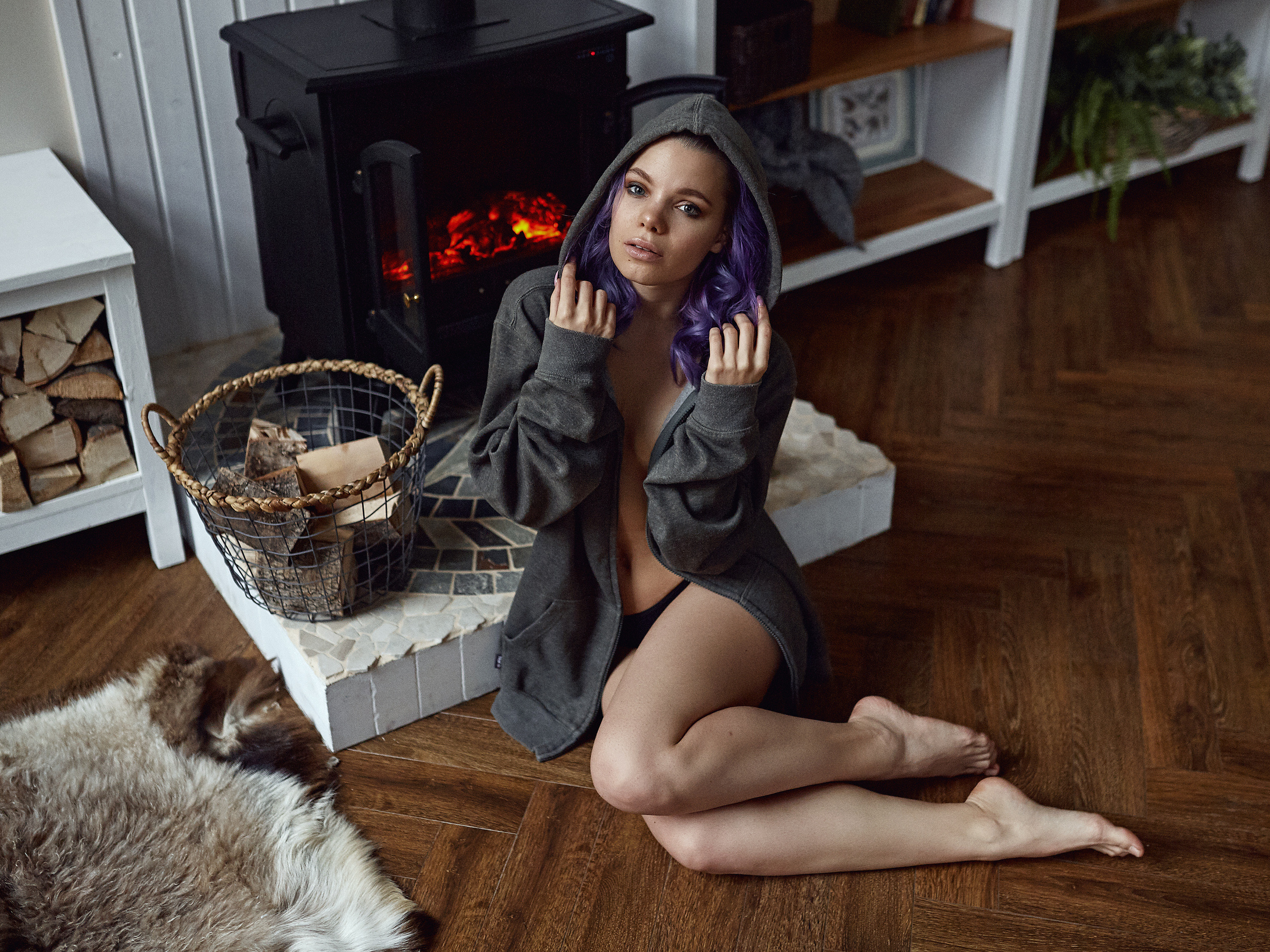 Портретная фотосессия в студии. Антон Артюшин, портретный фотограф. Москва