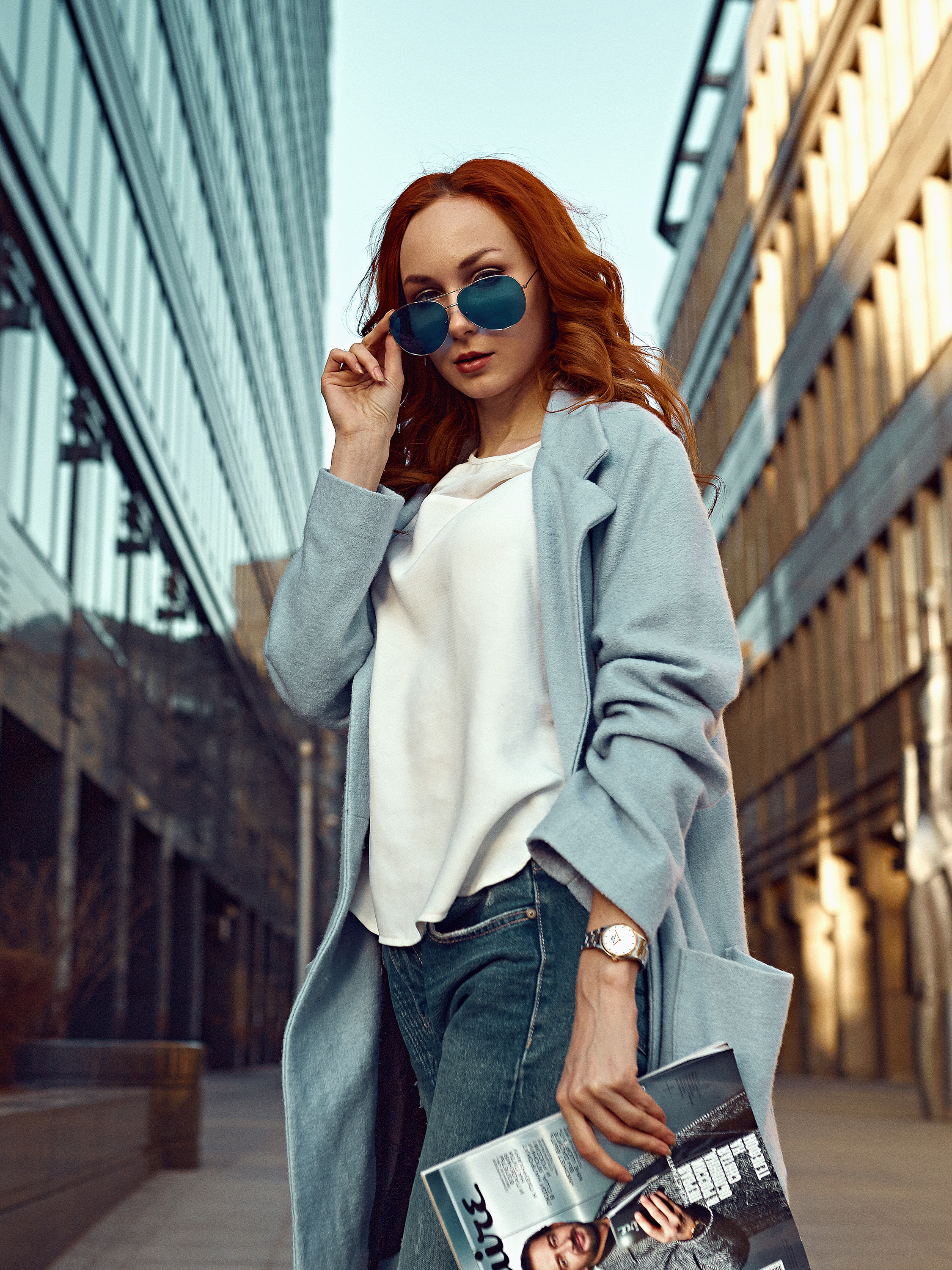 Портретная фотосессия на улице. Антон Артюшин, портретный фотограф. Москва