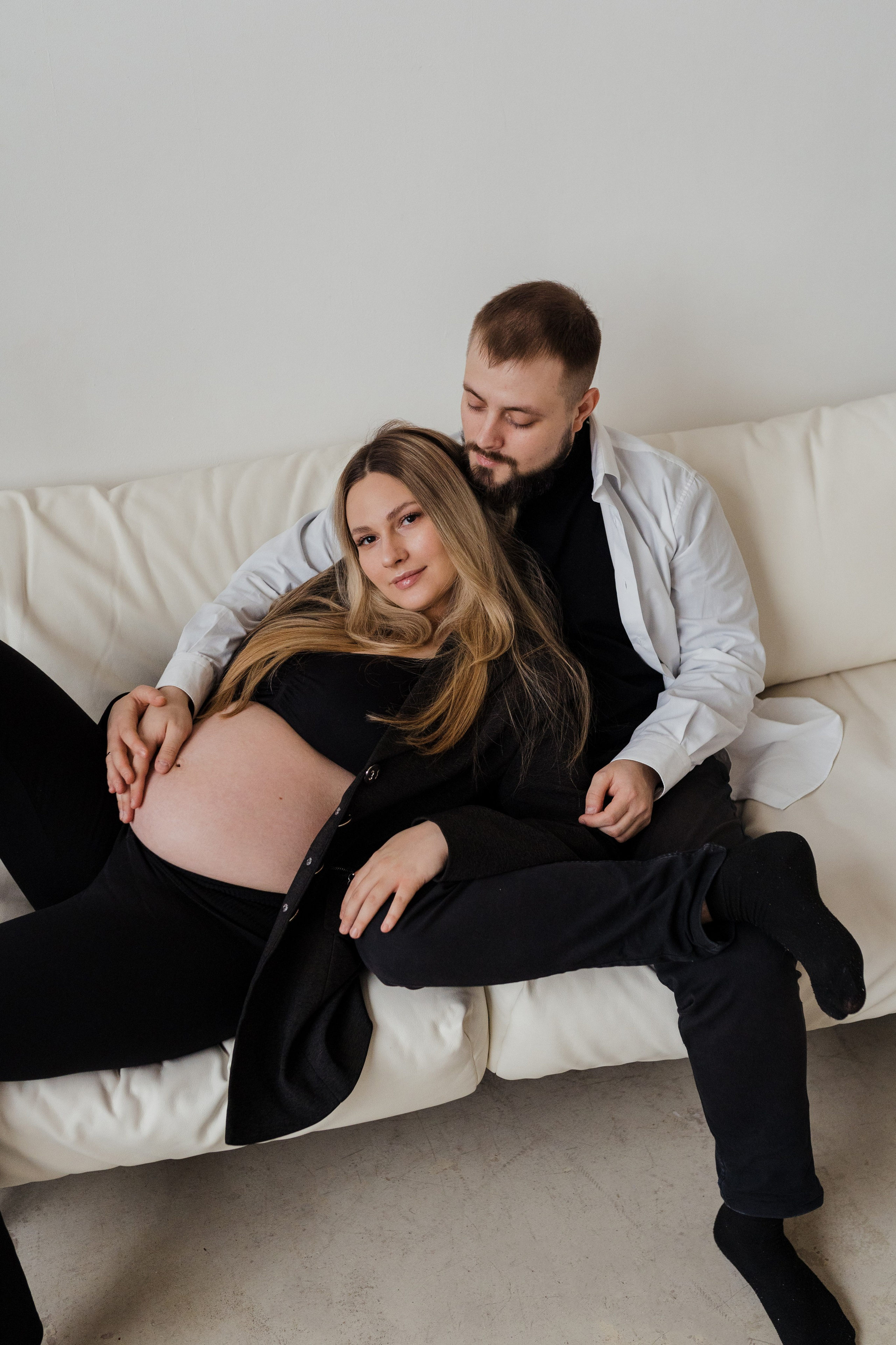 Семейная фотосессия в студии в Москве, семейный фотограф Анна Полушина. Свадебный фотограф в Москве Анна Полушина