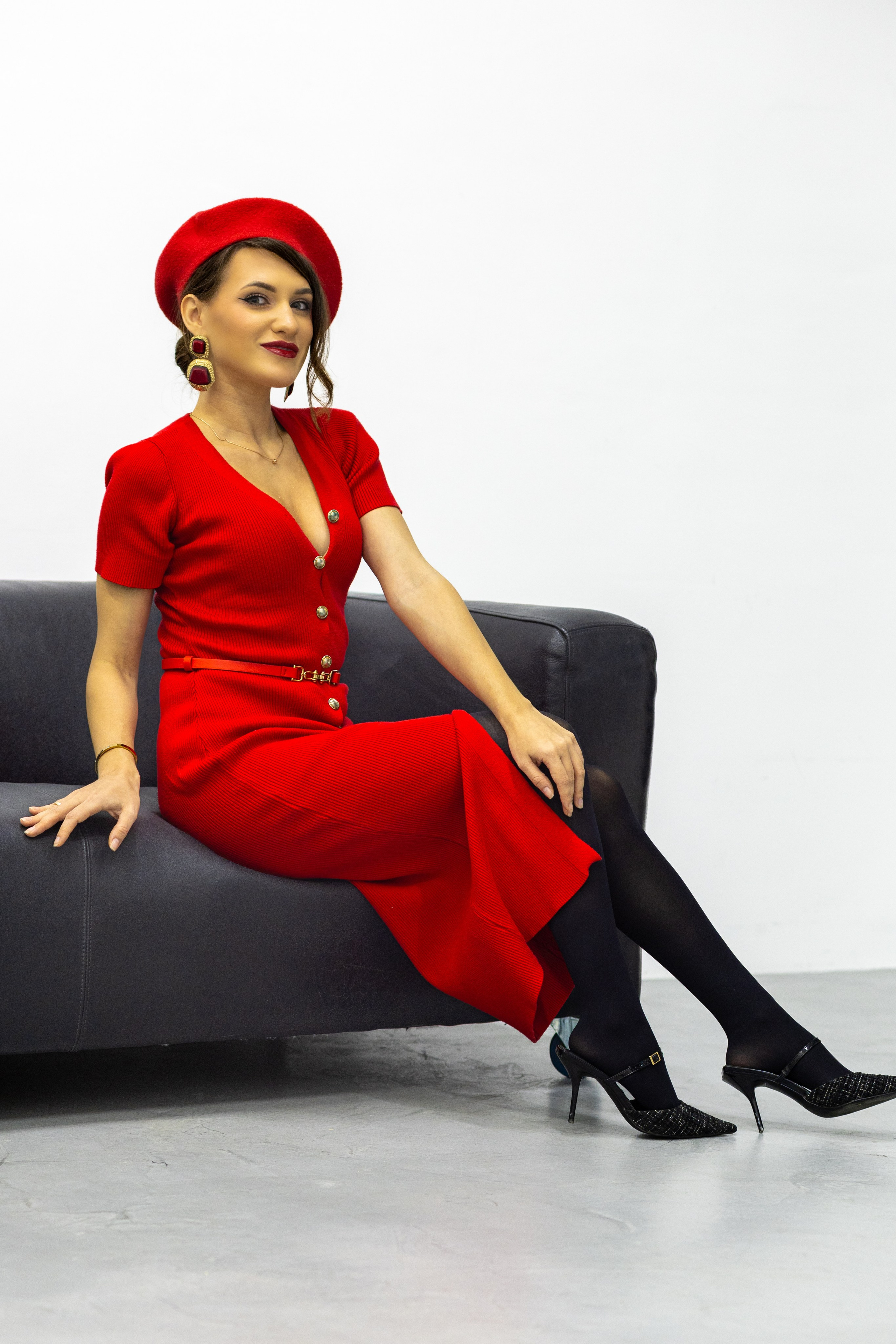 Юлия в красном. Семейный, свадебный, репортажный фотограф в Нижнем Новгороде Сергей Уткин