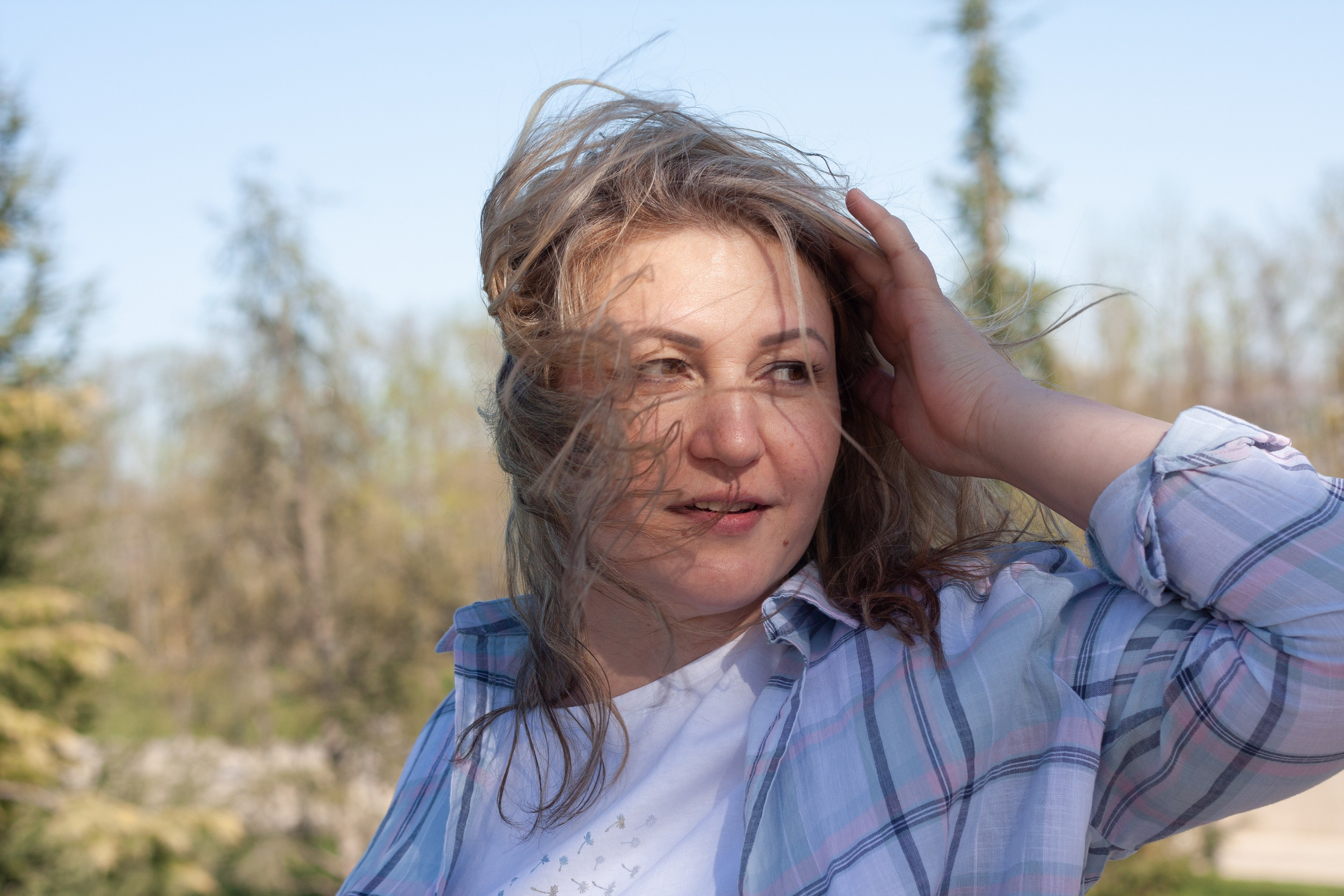 В парке. Фотограф