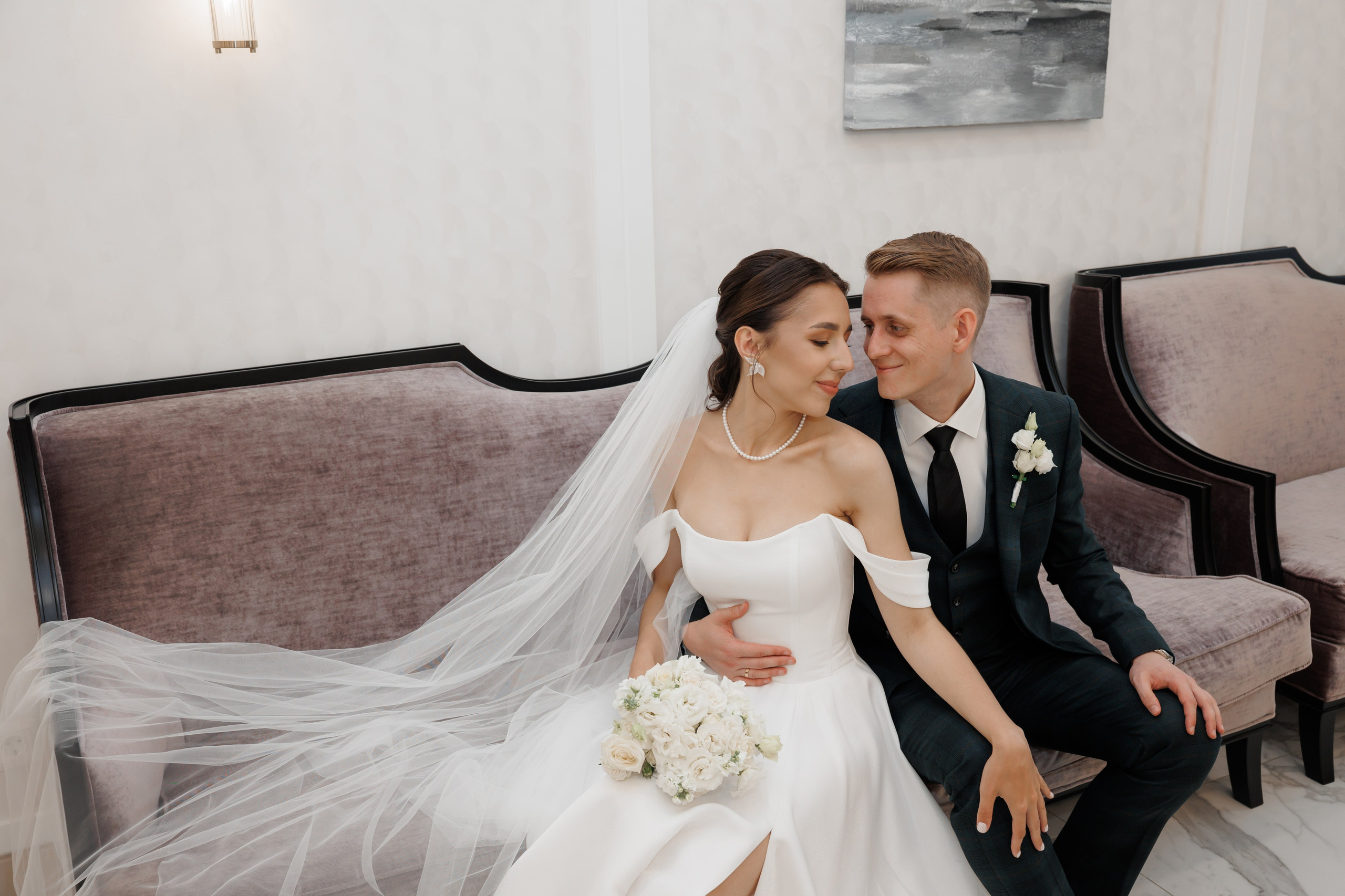 Регистрация в отеле Fish Point, ЗАГС Бутово, прогулка в Остафьево. Свадебный и репортажный фотограф (Москва, Королев и другие)