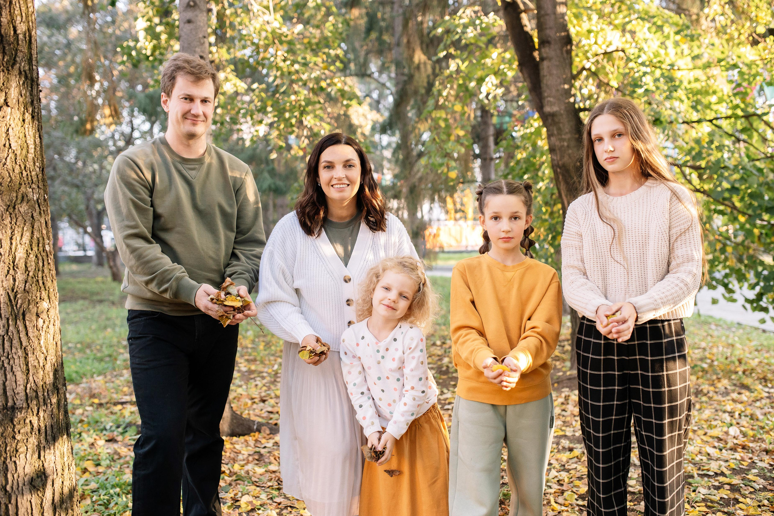 Дима, Марина, Олеся, Алена, Милана. Семейный фотограф Трусова Евгения в Екатеринбурге