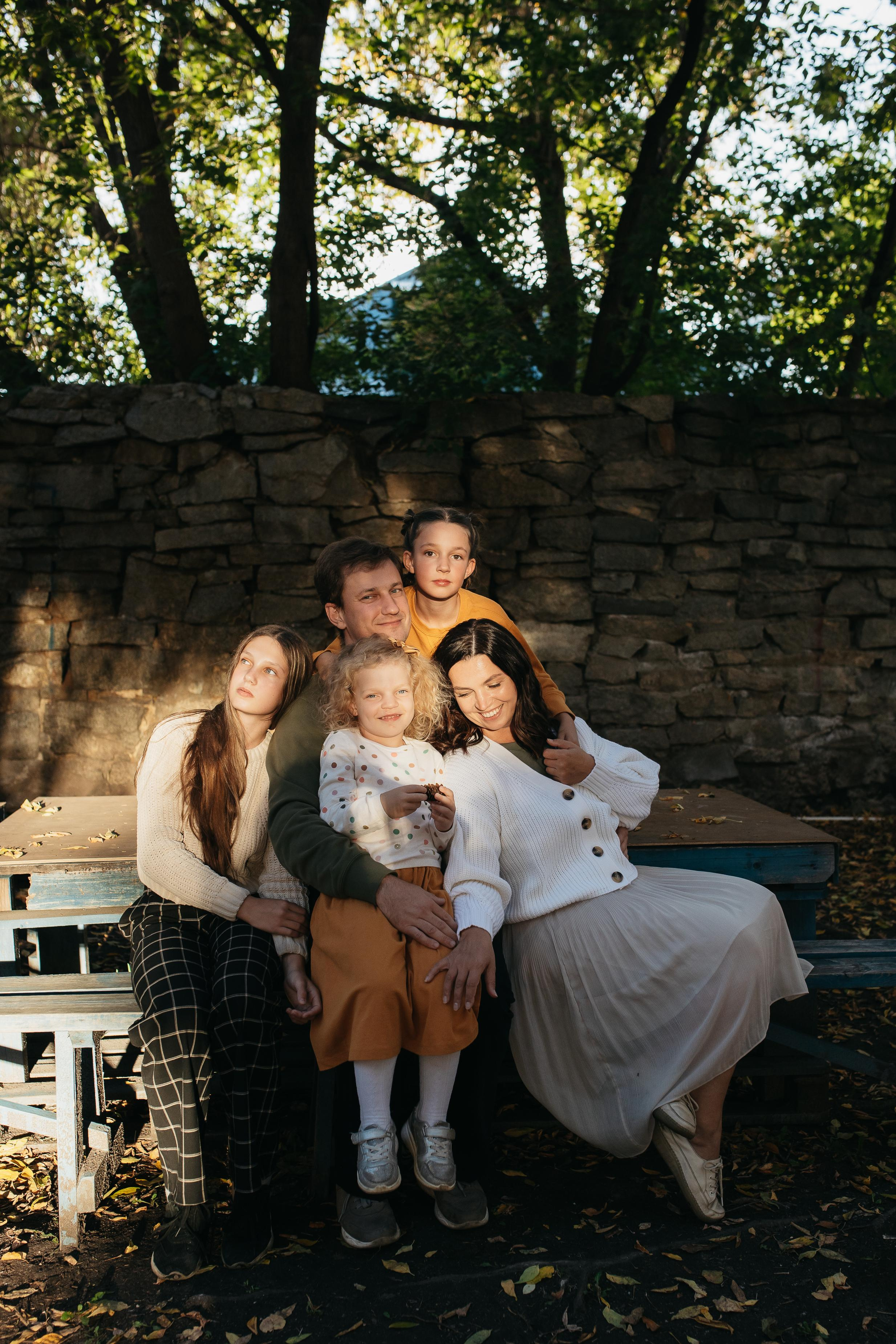 Дима, Марина, Олеся, Алена, Милана. Семейный фотограф Трусова Евгения в Екатеринбурге