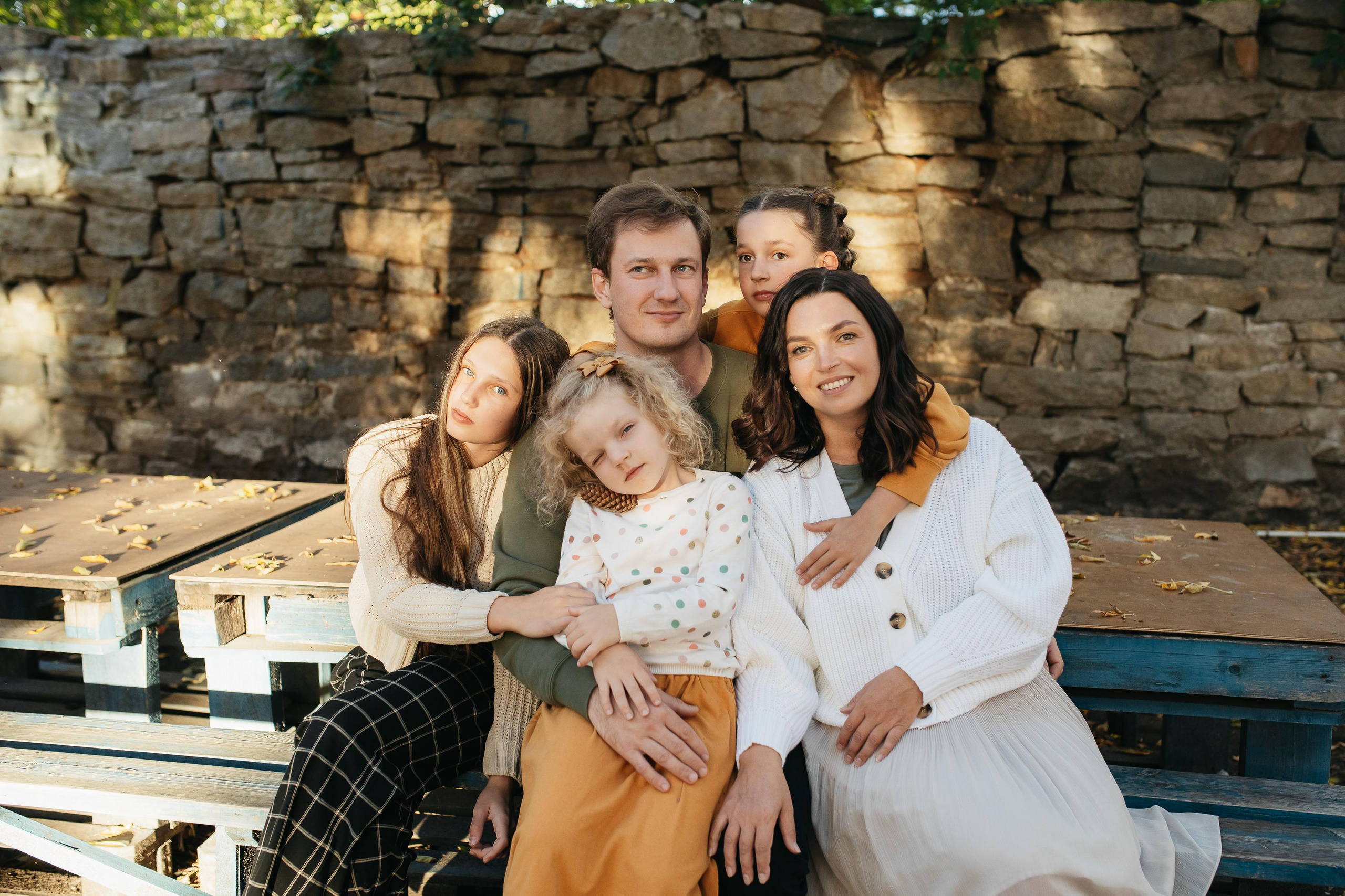 Дима, Марина, Олеся, Алена, Милана. Семейный фотограф Трусова Евгения в Екатеринбурге