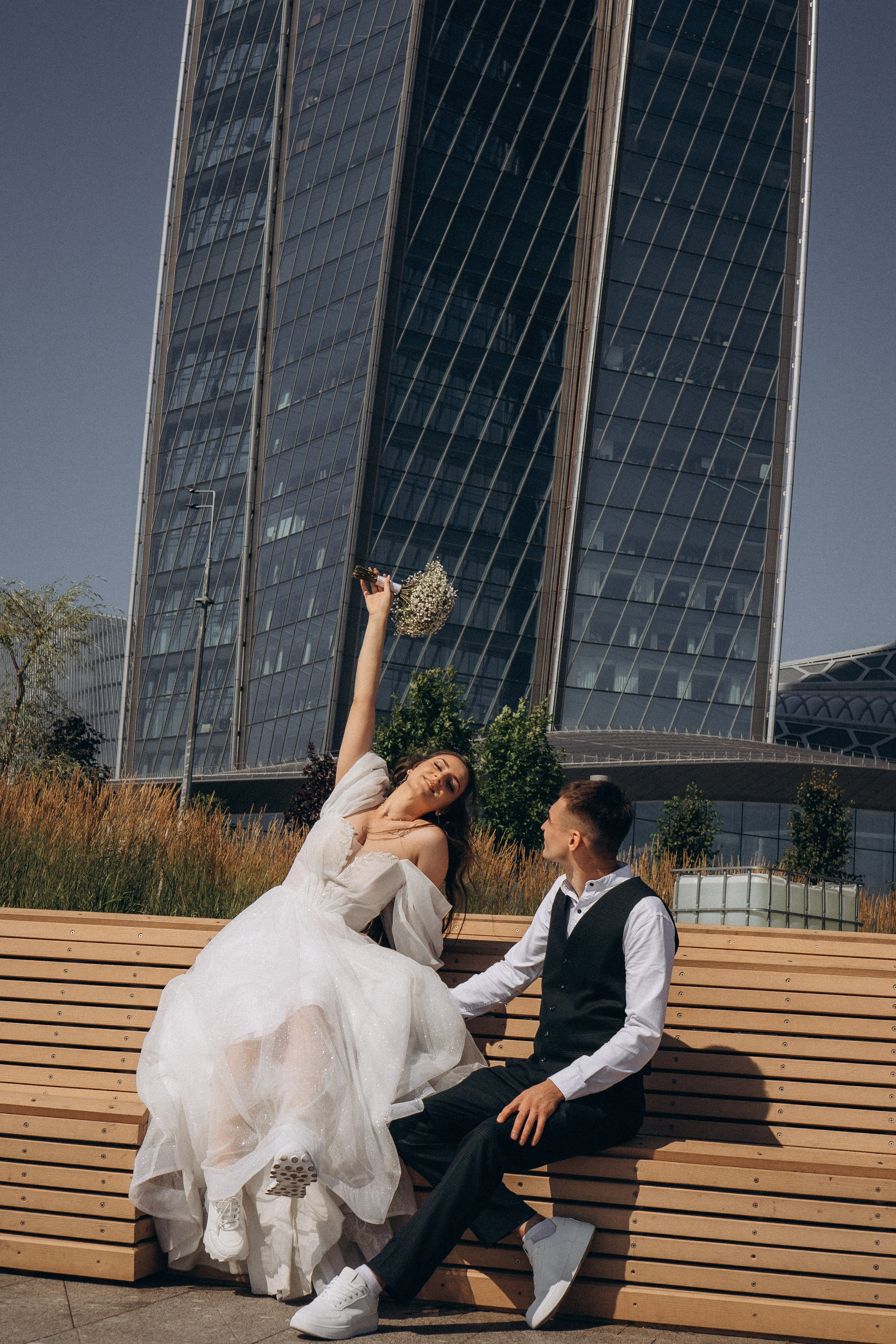 СВАДЕБНАЯ СЬЕМК В ПАРКЕ 300-ЛЕТИЯ. Профессиональный фотограф, Санкт-Петербург — Виктория Богомолова